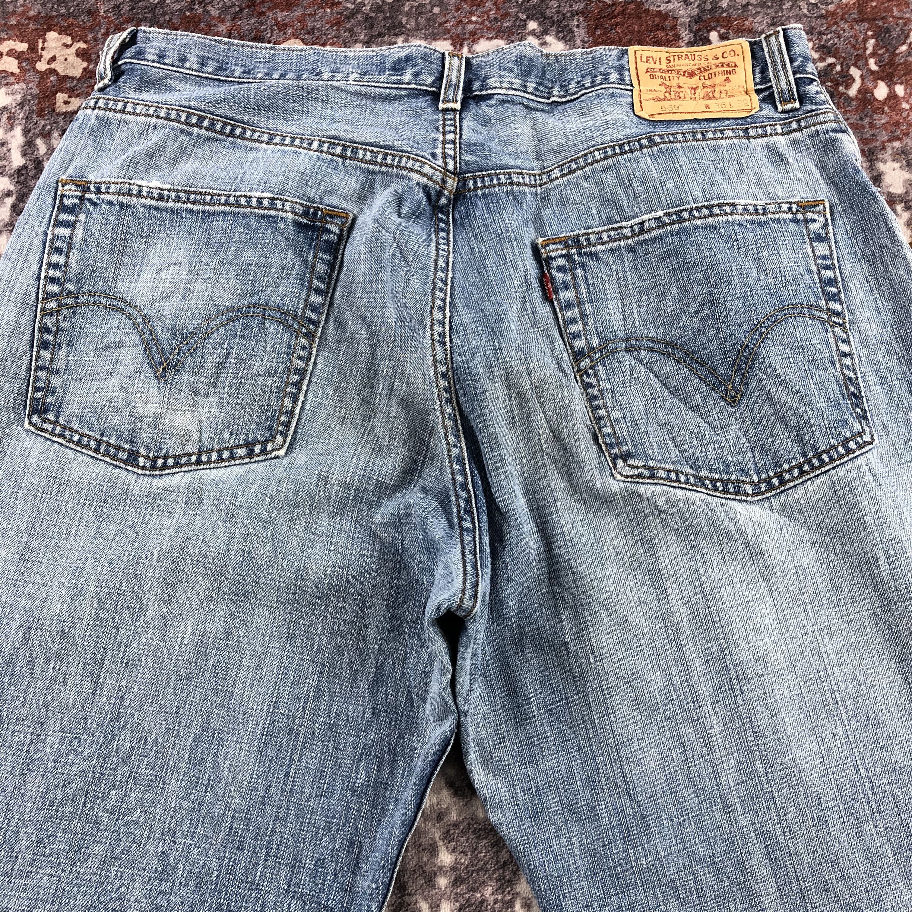 Levi's × Vintage Vintage Blue Wash Levis 569 Jeans-JM3022 Size US 37 - 5 Thumbnail