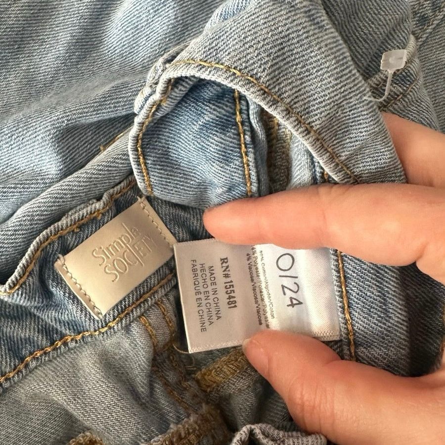 Other simply society light blue cargo jeans Size 25" / US 0 / IT 36 - 4 Thumbnail