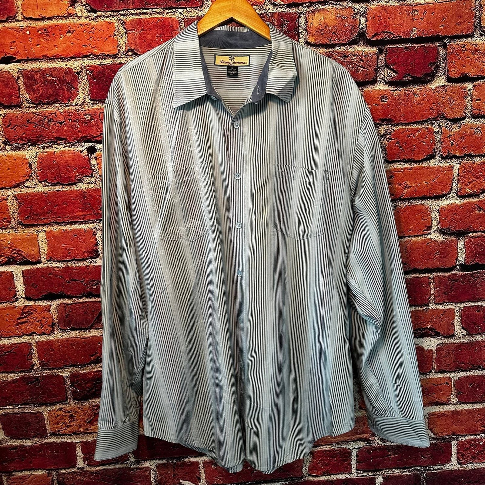 Tommy Bahama Tommy Bahama button down 100% silk Size US XL / EU 56 / 4 - 1 Thumbnail