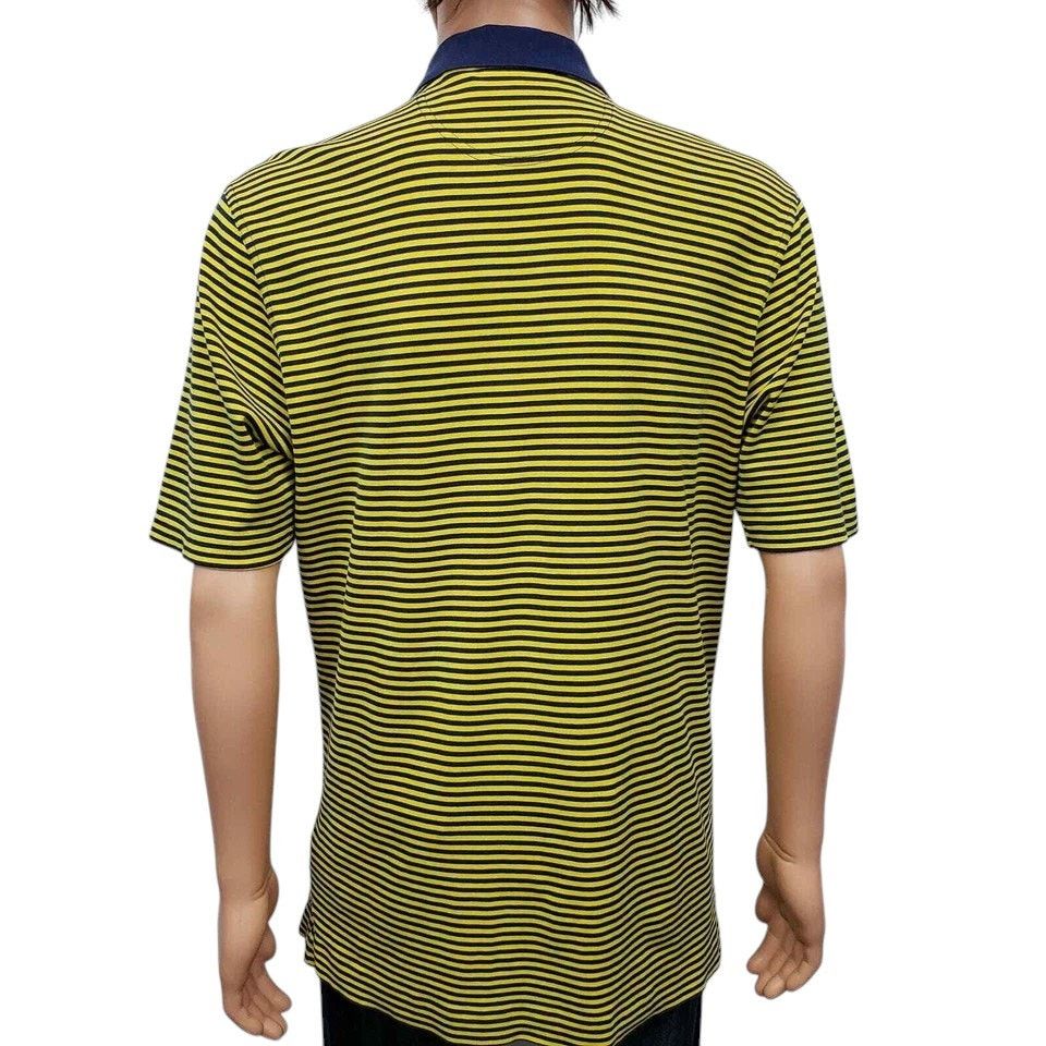 Bobby Jones Bobby Jones Polo Peruvian Pima Cotton Golfer Placket Striped Size US M / EU 48-50 / 2 - 7 Thumbnail