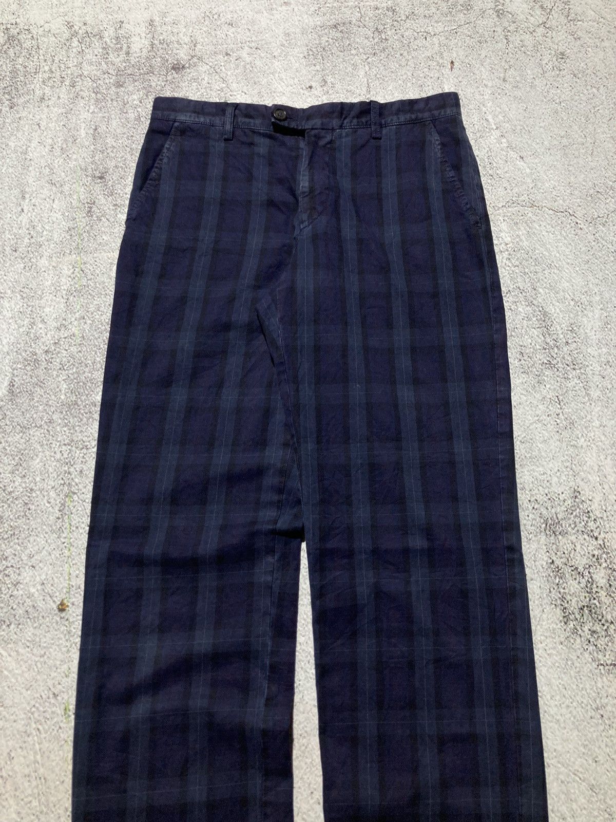 Etro 🇮🇹 Etro Made In Italy Casual Tartan Plaid Pants Luxury Size US 30 / EU 46 - 2 Thumbnail