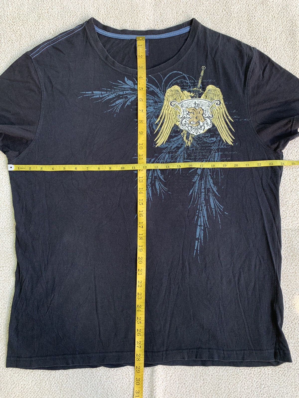 Beauty Beast × If Six Was Nine × Japanese Brand Ibex United Kingdom Poem Rock Tshirt Size US XL / EU 56 / 4 - 7 Thumbnail