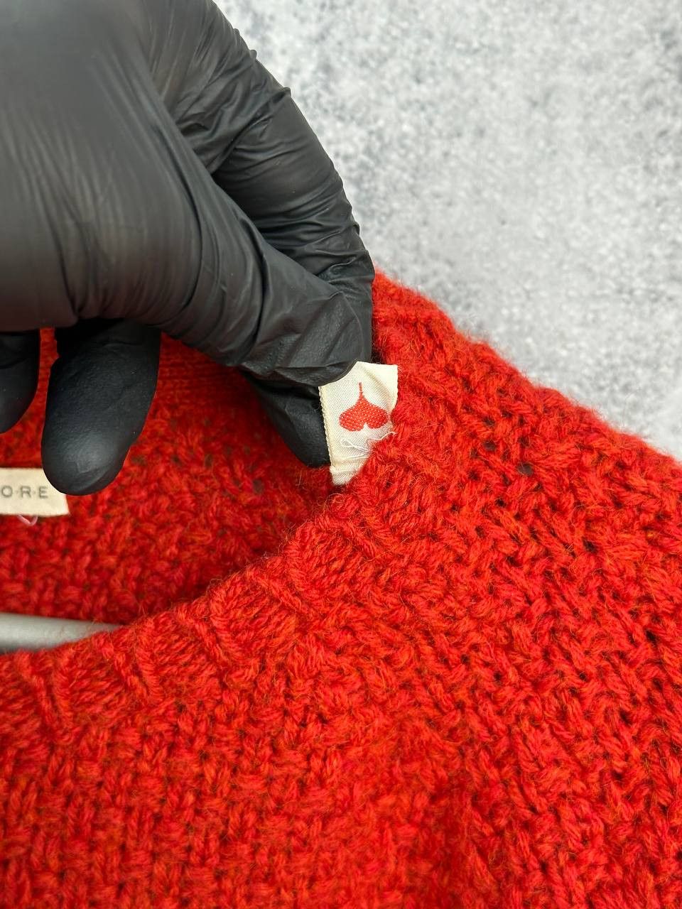 Homecore Homecore 100% Wool Chunky Knit Sweater Red Made in Portugal Size L / US 10 / IT 46 - 11 Thumbnail
