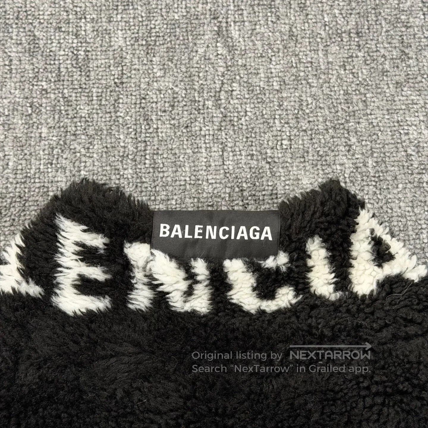 Balenciaga black reversible balenciaga fleece jacket. Size US M / EU 48-50 / 2 - 9 Thumbnail