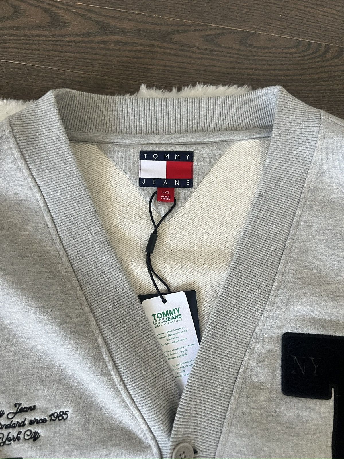 Tommy Hilfiger Grey Tommy Hilfiger sweater Size US L / EU 52-54 / 3 - 6 Thumbnail