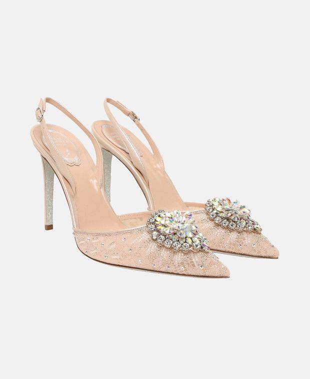 Rene Caovilla Barbara Slingback pumps Size US 10 / IT 40 - 1 Thumbnail