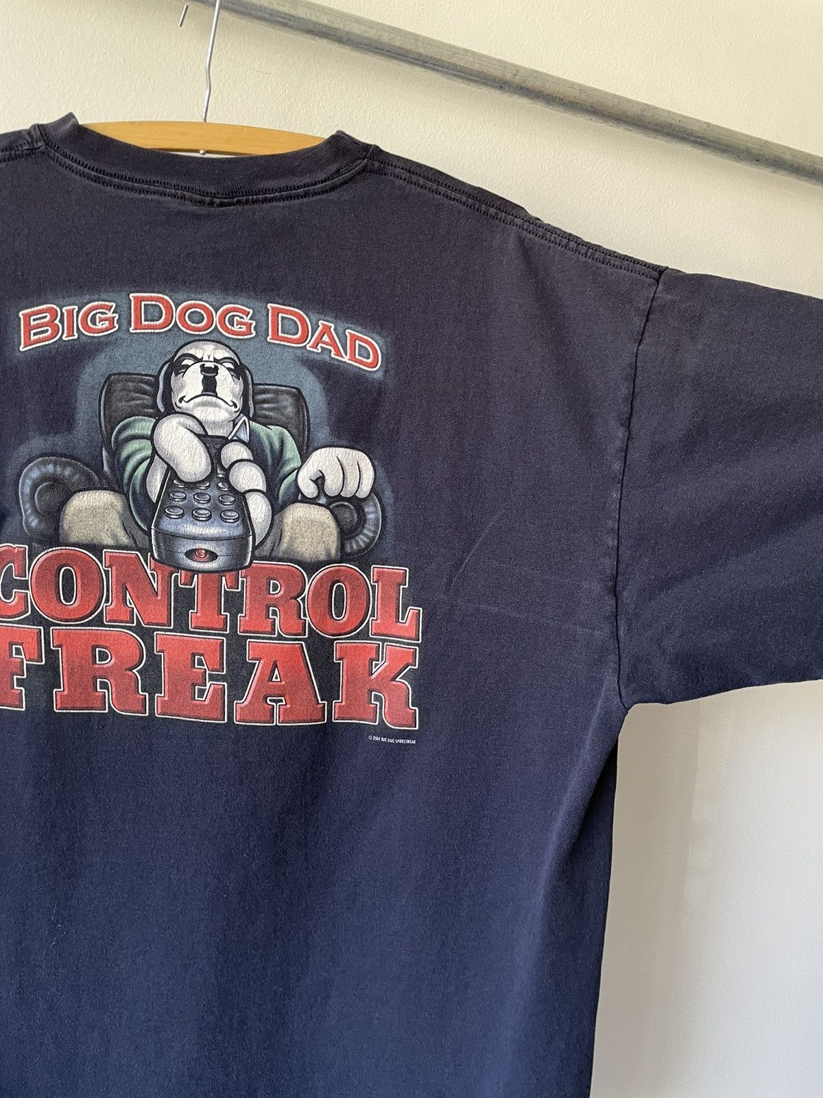 Vintage Vintage 2004 Big Dogs Dad Control Freak tee Size US XL / EU 56 / 4 - 4 Thumbnail