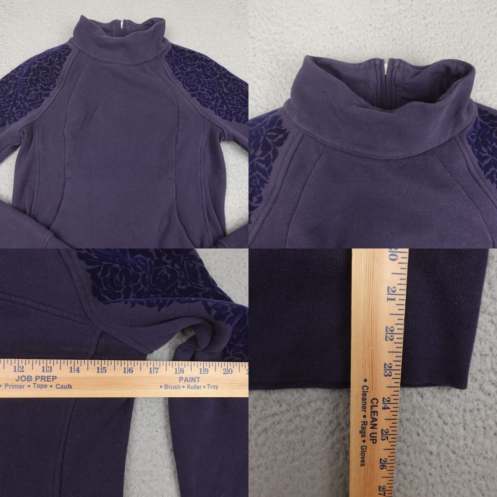 Lululemon Lululemon Pullover Womens 4 Velvet Rose Embossed Half Zip Sweatshirt Jacket Size S / US 4 / IT 40 - 8 Thumbnail