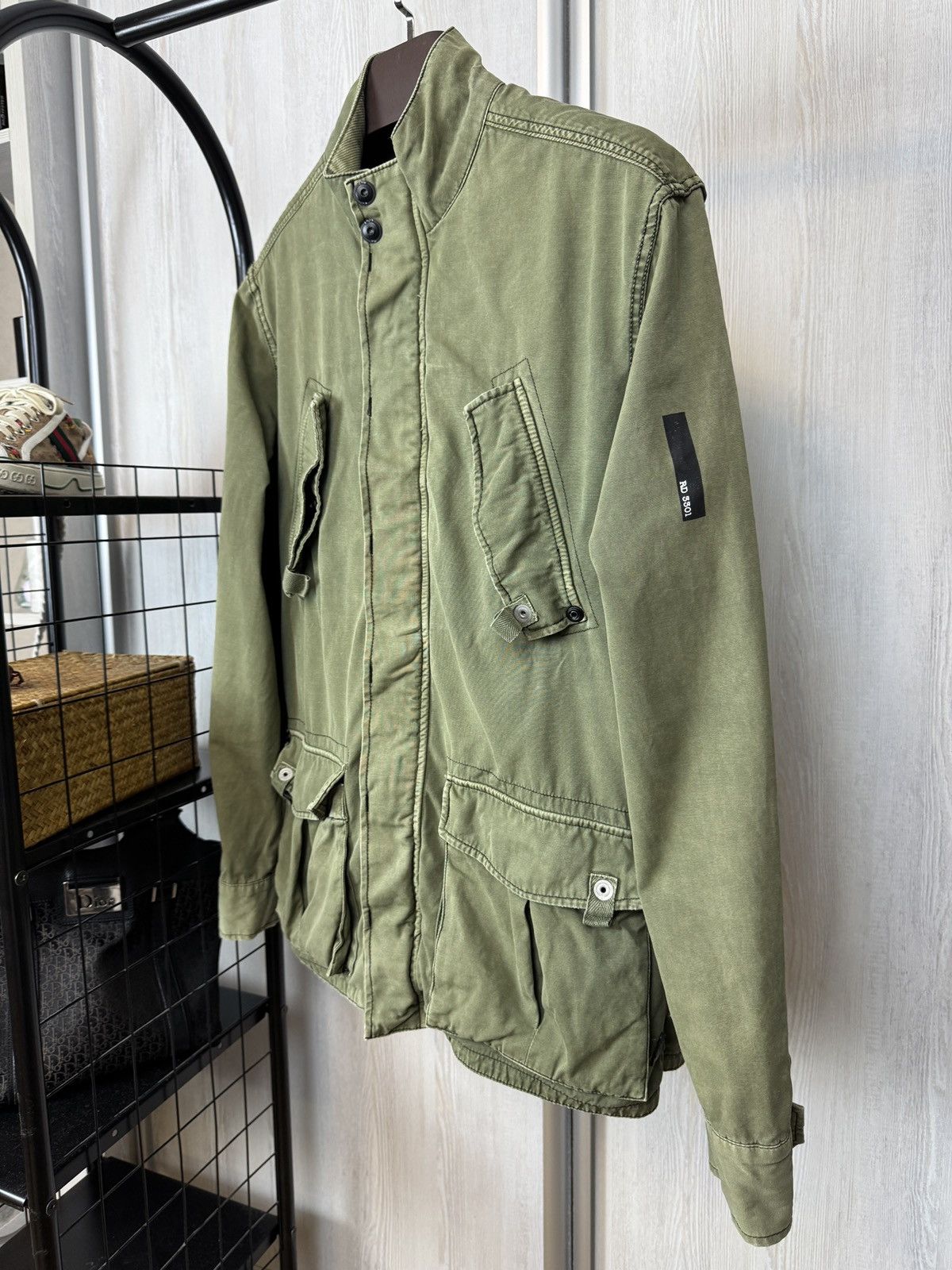 G-Star G-Star Raw vintage faded cotton trench overshirt jacket Size US XL / EU 56 / 4 - 6 Thumbnail