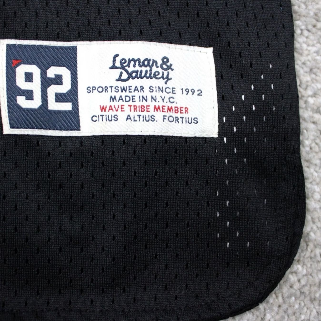 Vintage Lemar & Dauley Jersey Shirt Mens Medium Blue Acid Wash Activewear S/S Size US XL / EU 56 / 4 - 7 Thumbnail