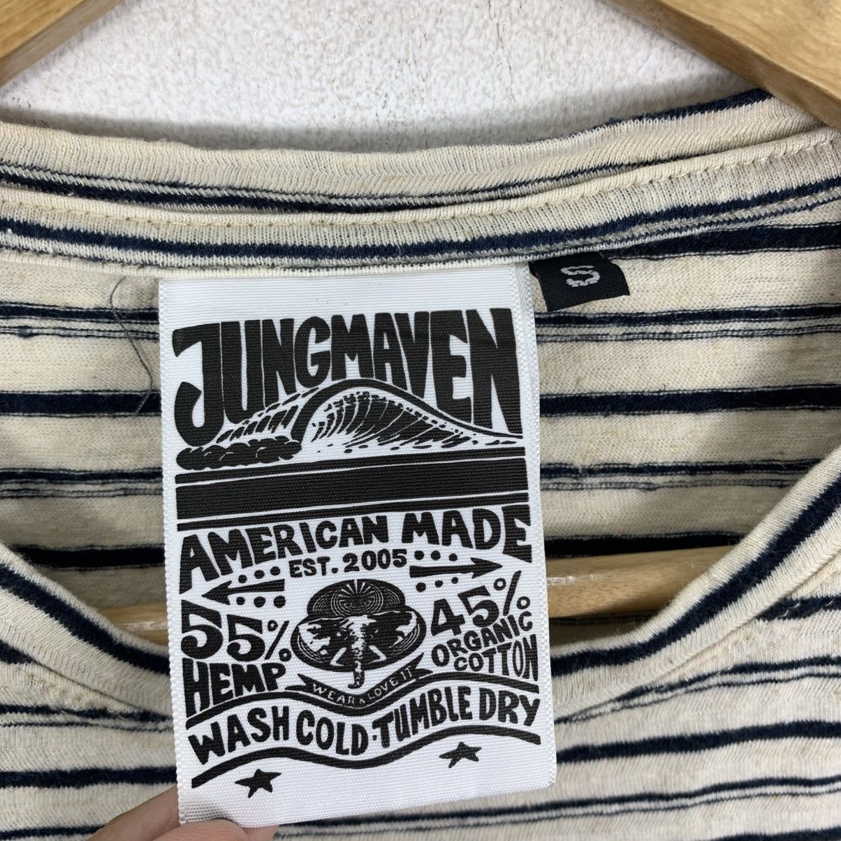 Jungmaven JUNGMAVEN USA American Made Stripes Single Pocket Tshirt Size US S / EU 44-46 / 1 - 4 Thumbnail