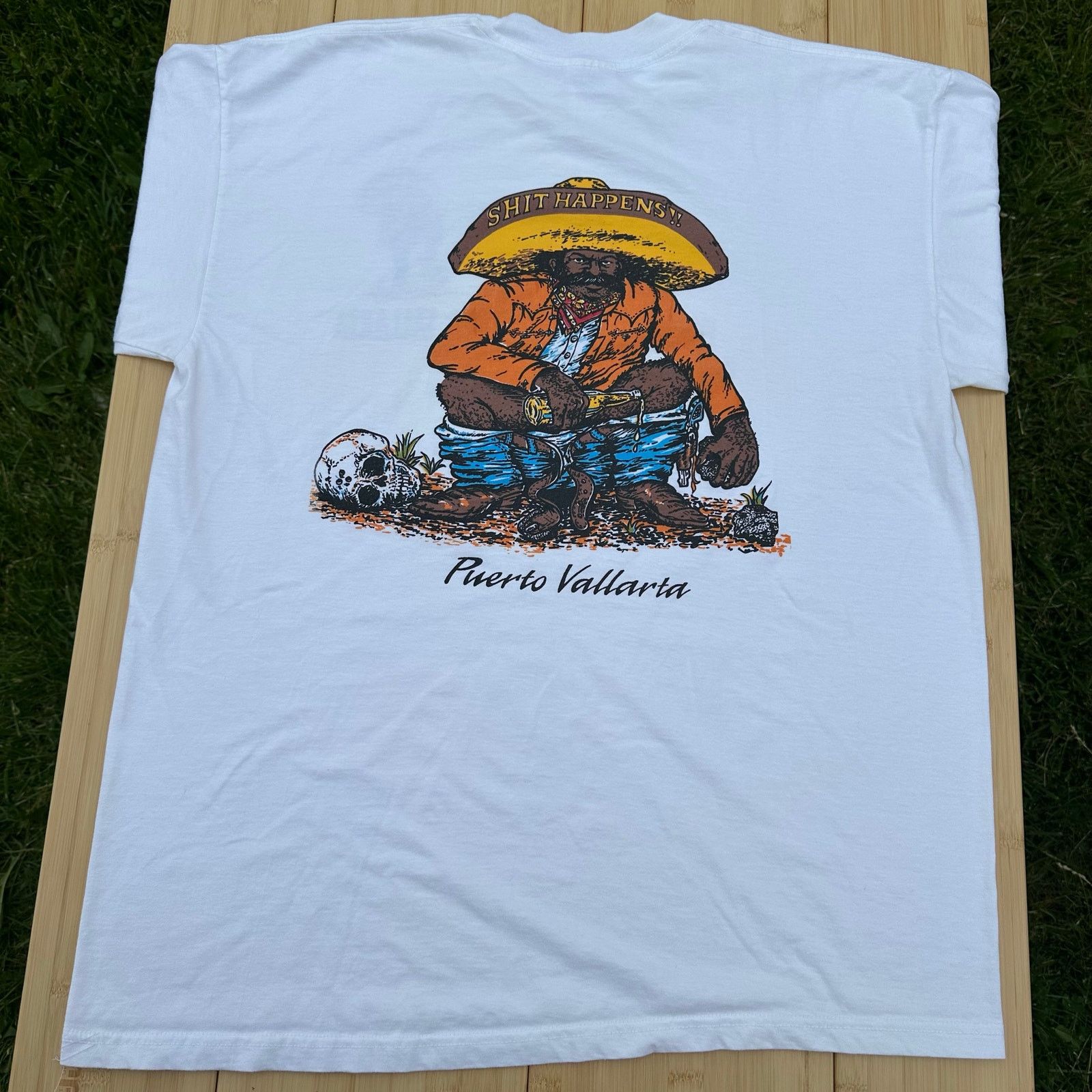 Japanese Brand × Vintage Vintage Pto Vallarta Shirt Stuff Happens Size XL Size US XL / EU 56 / 4 - 10 Thumbnail
