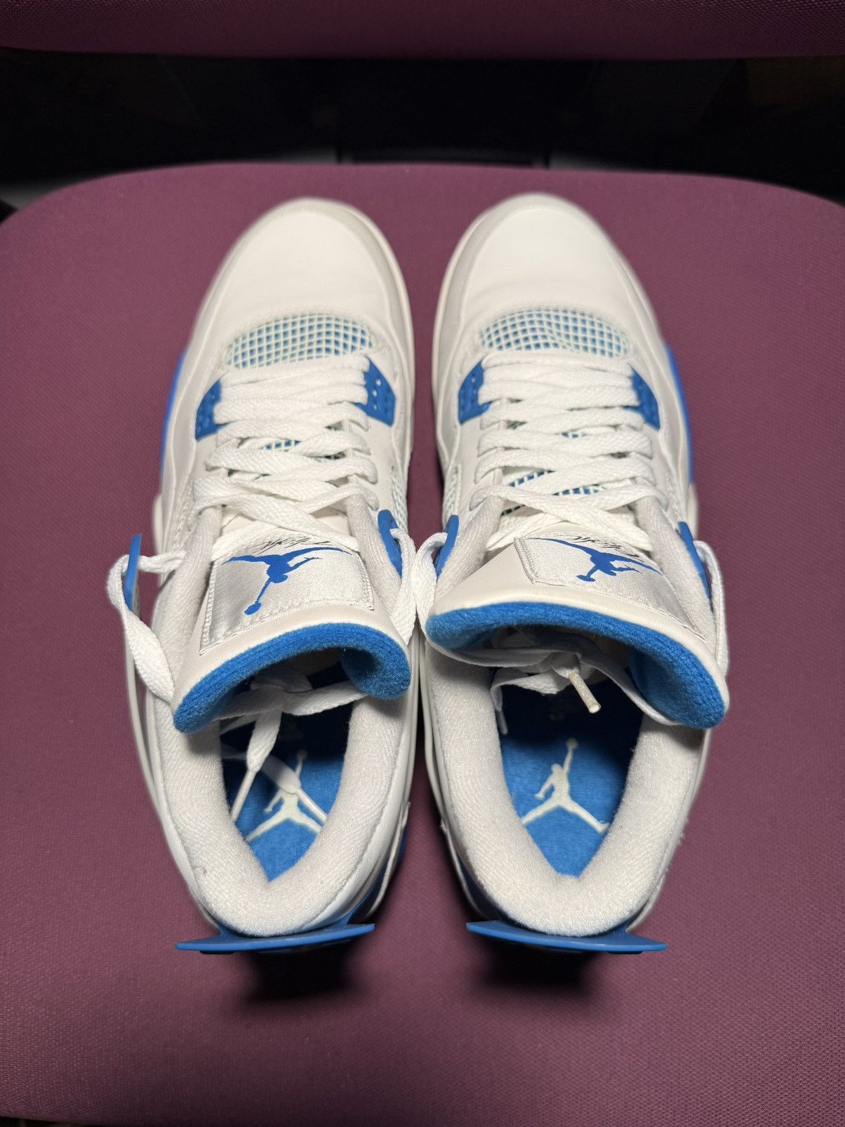 Nike Nike Air Jordan Brand 4 Retro Military Blue 2012 Size US 12 / EU 45 - 4 Thumbnail