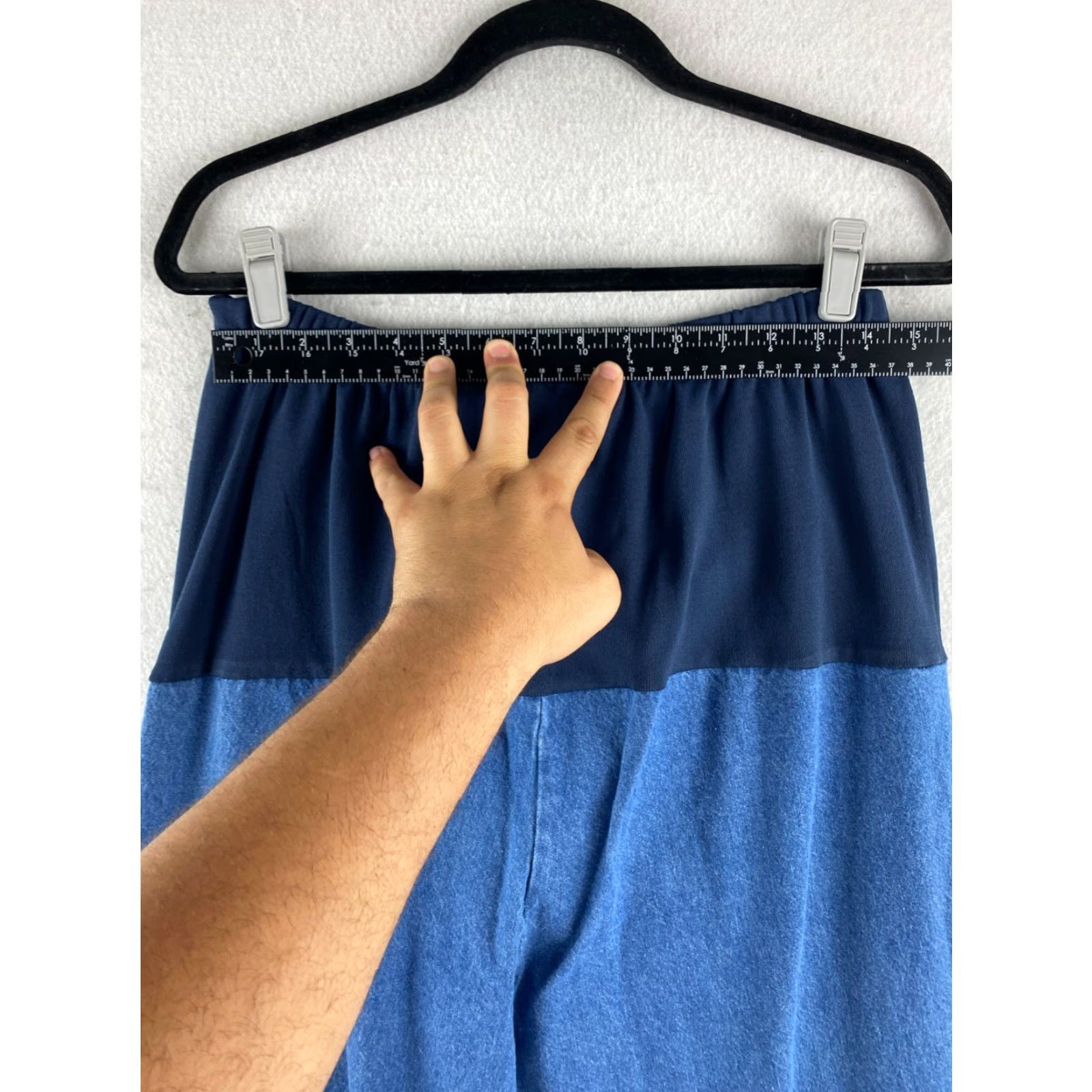 Vintage VINTAGE New Additions Jeans Womens 10 Maternity Blue Denim Elastic Waist High Rise Straight 29 In Inseam 29 Womens Size 32" / US 10 / IT 46 - 7 Thumbnail