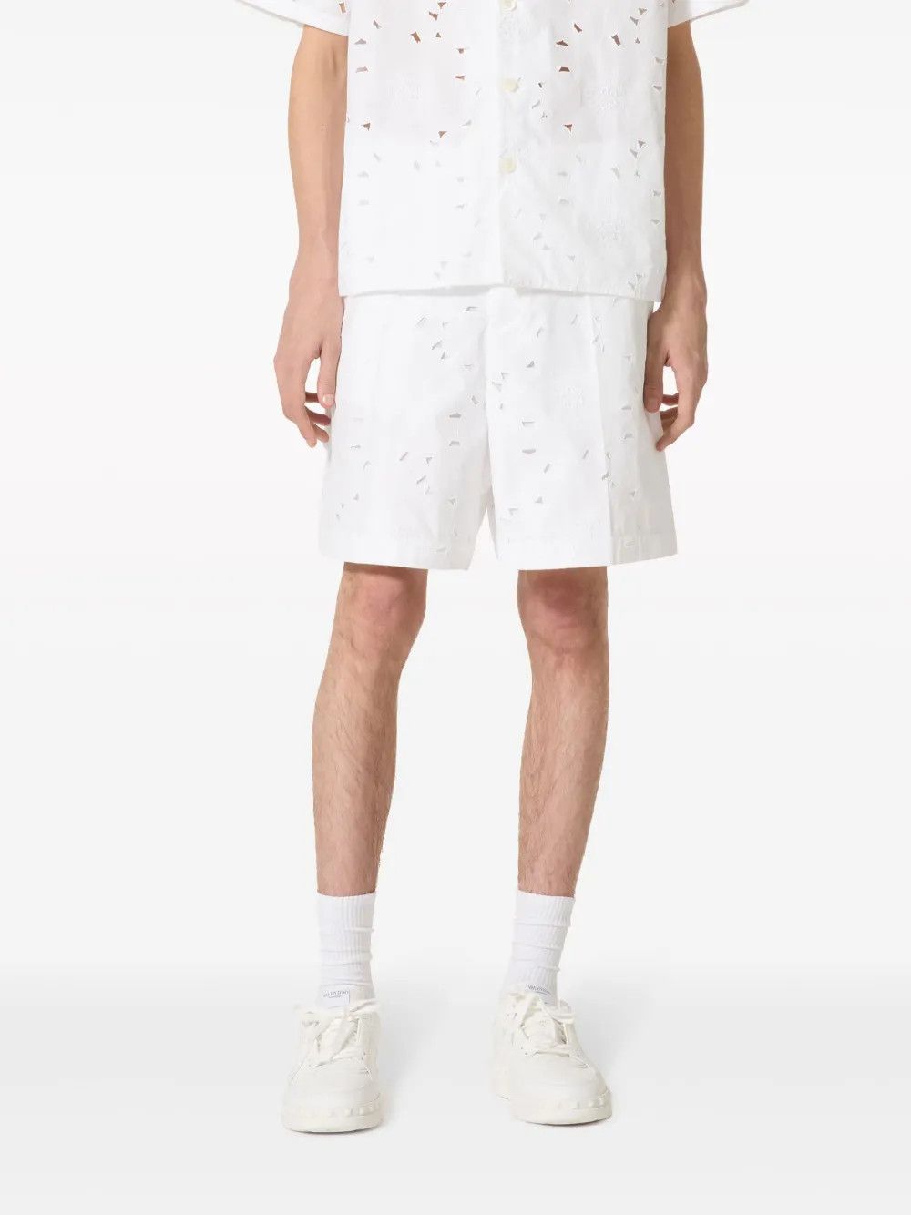 Valentino o1y0525 Short in White Size US 30 / EU 46 - 2 Thumbnail