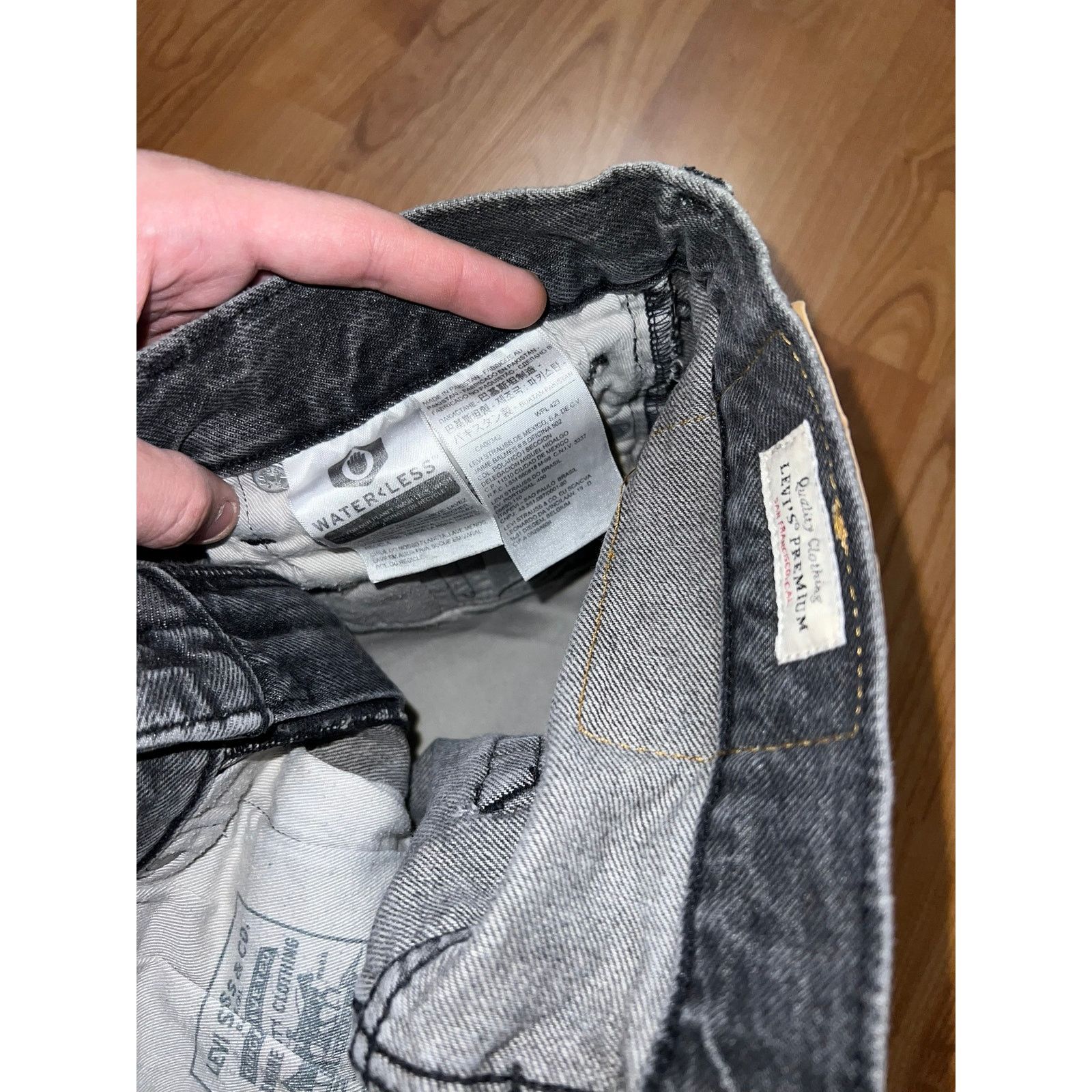 Levi's Levi's 512 Lo-Ball Jeans Denim Black Levi Strauss 28x32 Size US 28 / EU 44 - 5 Thumbnail