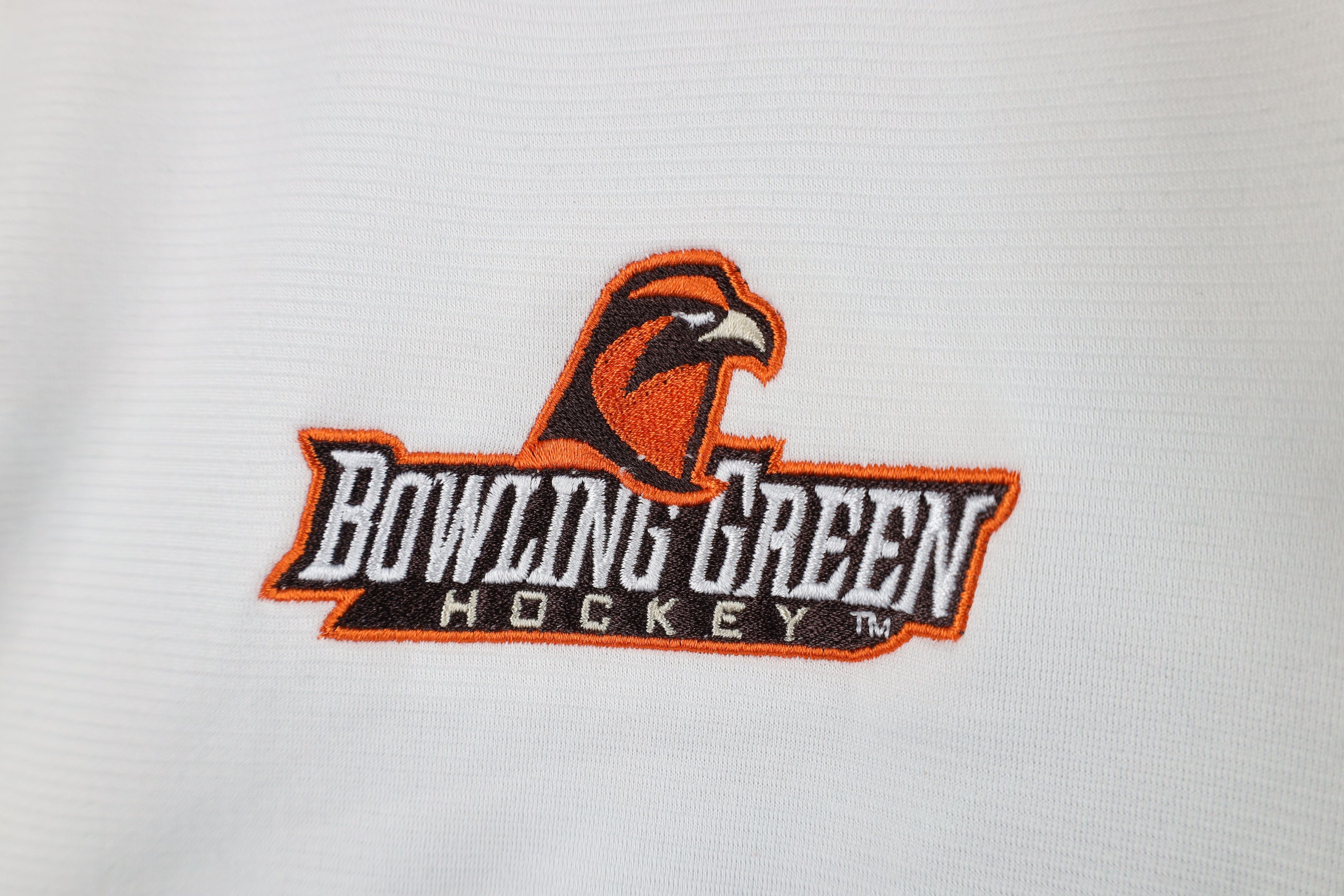 Nike Nike Bowling Green State University Hockey Polo Shirt Stripe Size US XL / EU 56 / 4 - 4 Thumbnail
