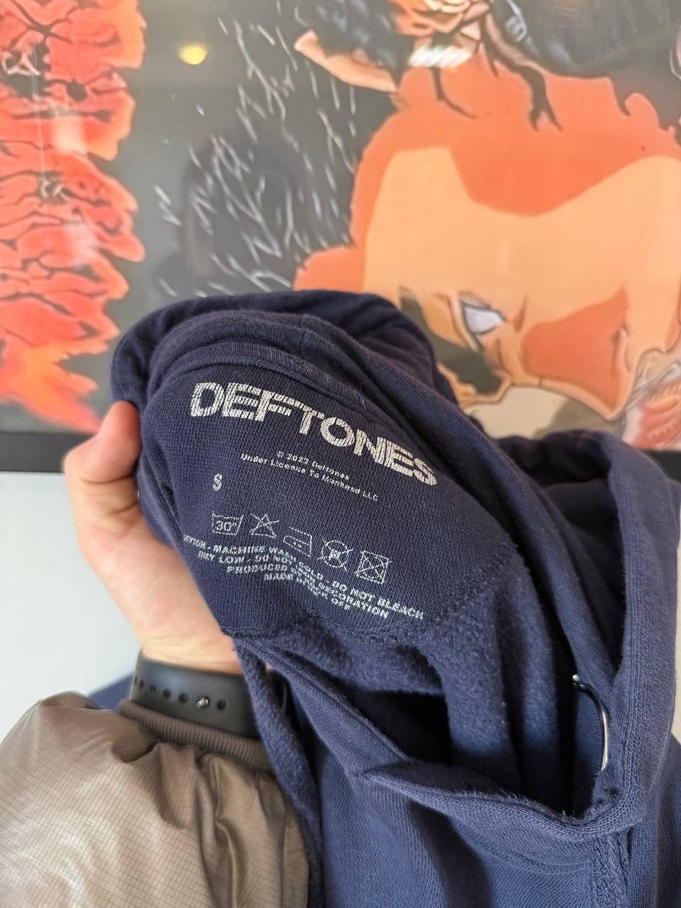 Japanese Brand Vintage Y2K Deftones Hoodie Boxy Heavyweight Opium Size US S / EU 44-46 / 1 - 9 Thumbnail