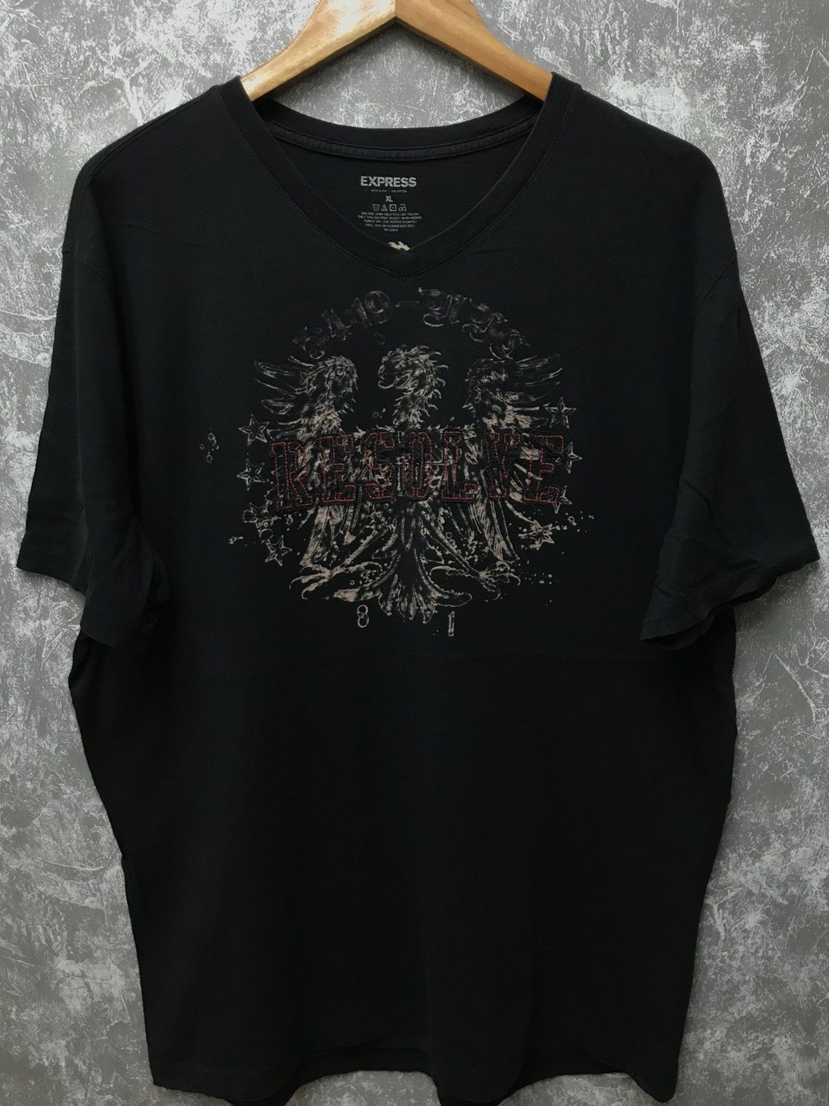 Express Express Affliction Eagle Y2K Graphic Tee Size US XL / EU 56 / 4 - 1 Thumbnail
