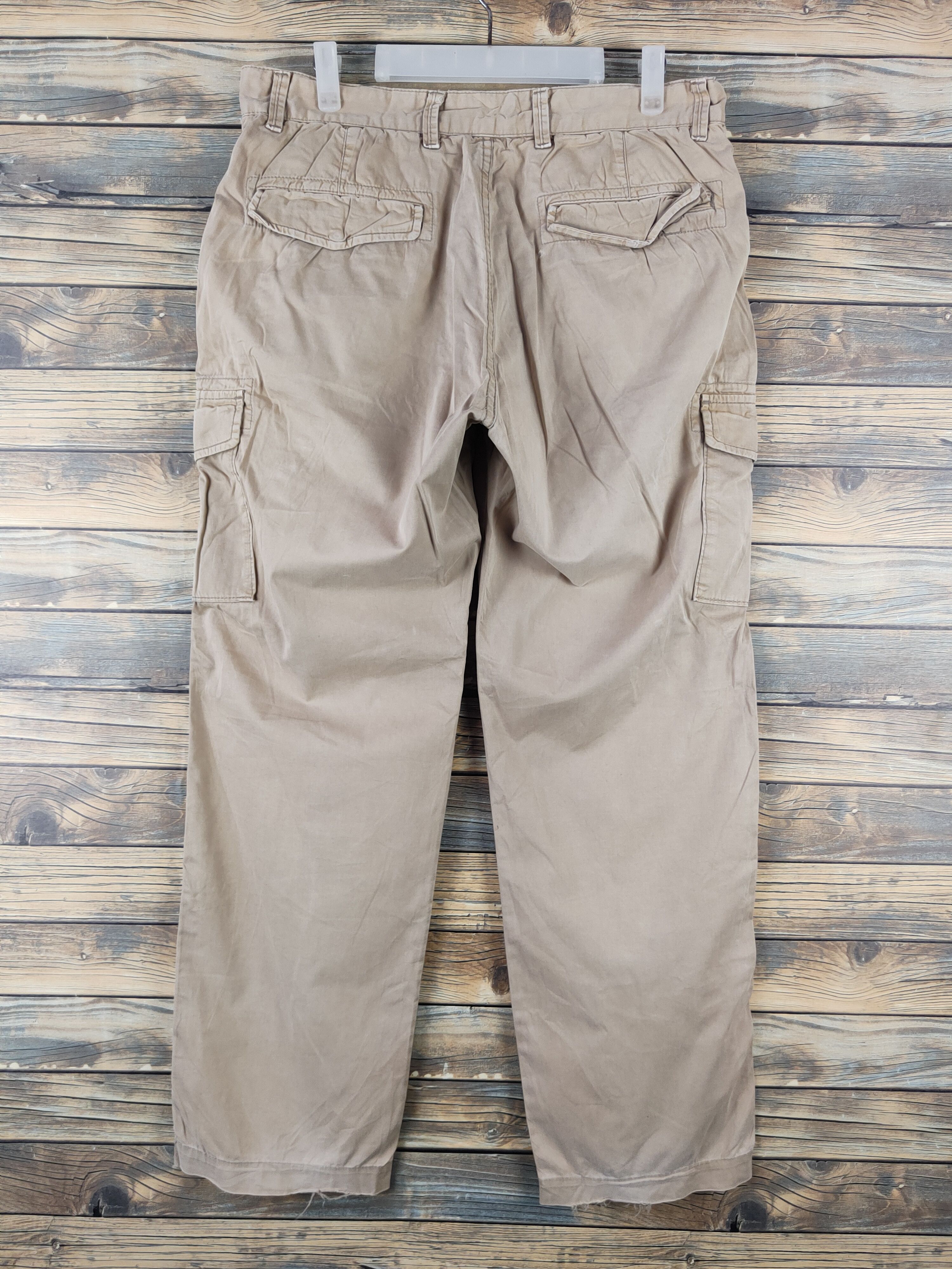 Japanese Brand DL Uniqlo Beige Multipocket Cargo Pants #1959 Size US 32 / EU 48 - 8 Thumbnail
