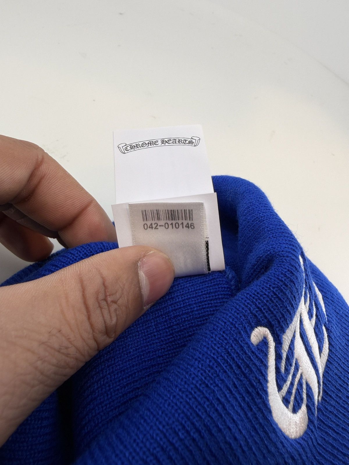 Chrome Hearts Chrome Hearts Watch Beanie Blue Size ONE SIZE - 7 Thumbnail