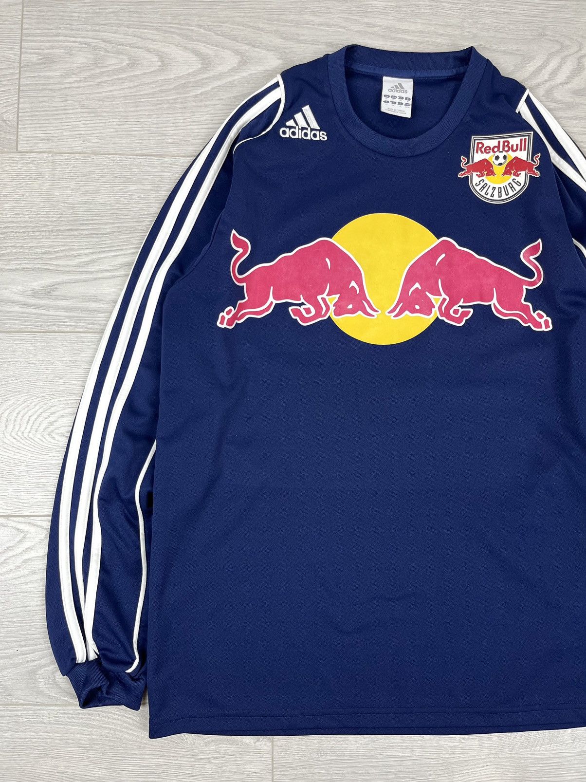 Vintage Adidas Red Bull Salzburg 2008 Away Kit Soccer Jersey Shirt Size US M / EU 48-50 / 2 - 4 Thumbnail