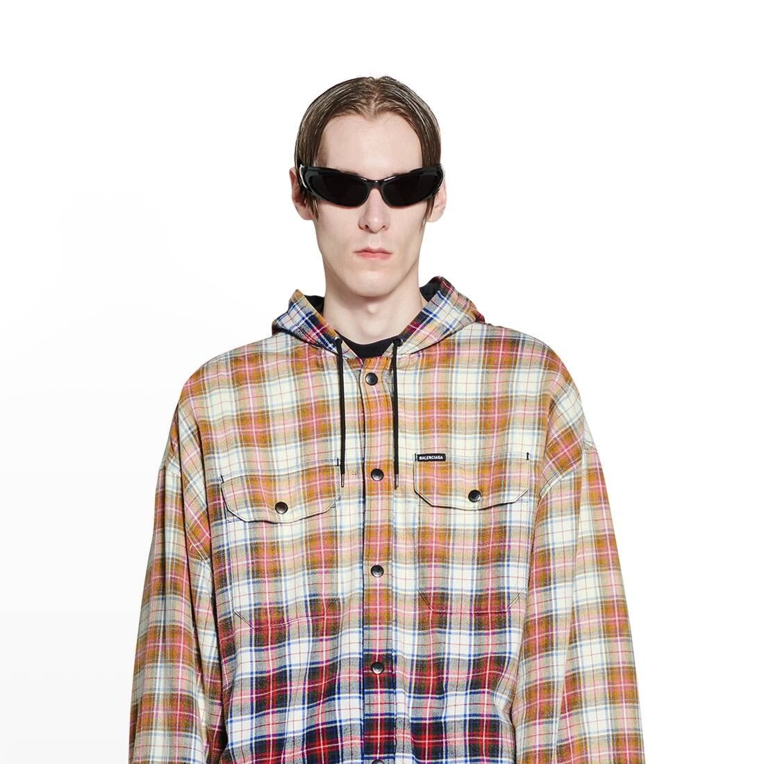 Balenciaga o1in1g0225 Bleached Shirt in Multicolor Size US S / EU 44-46 / 1 - 6 Thumbnail