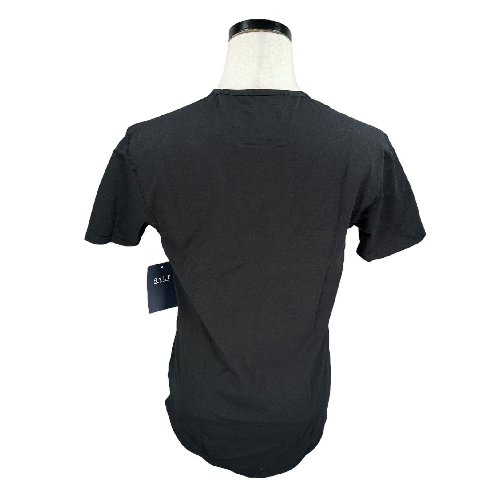 Other BYLT Drop-Cut Lux T-Shirt Men Small Black Cotton Stretch New Size US S / EU 44-46 / 1 - 4 Thumbnail