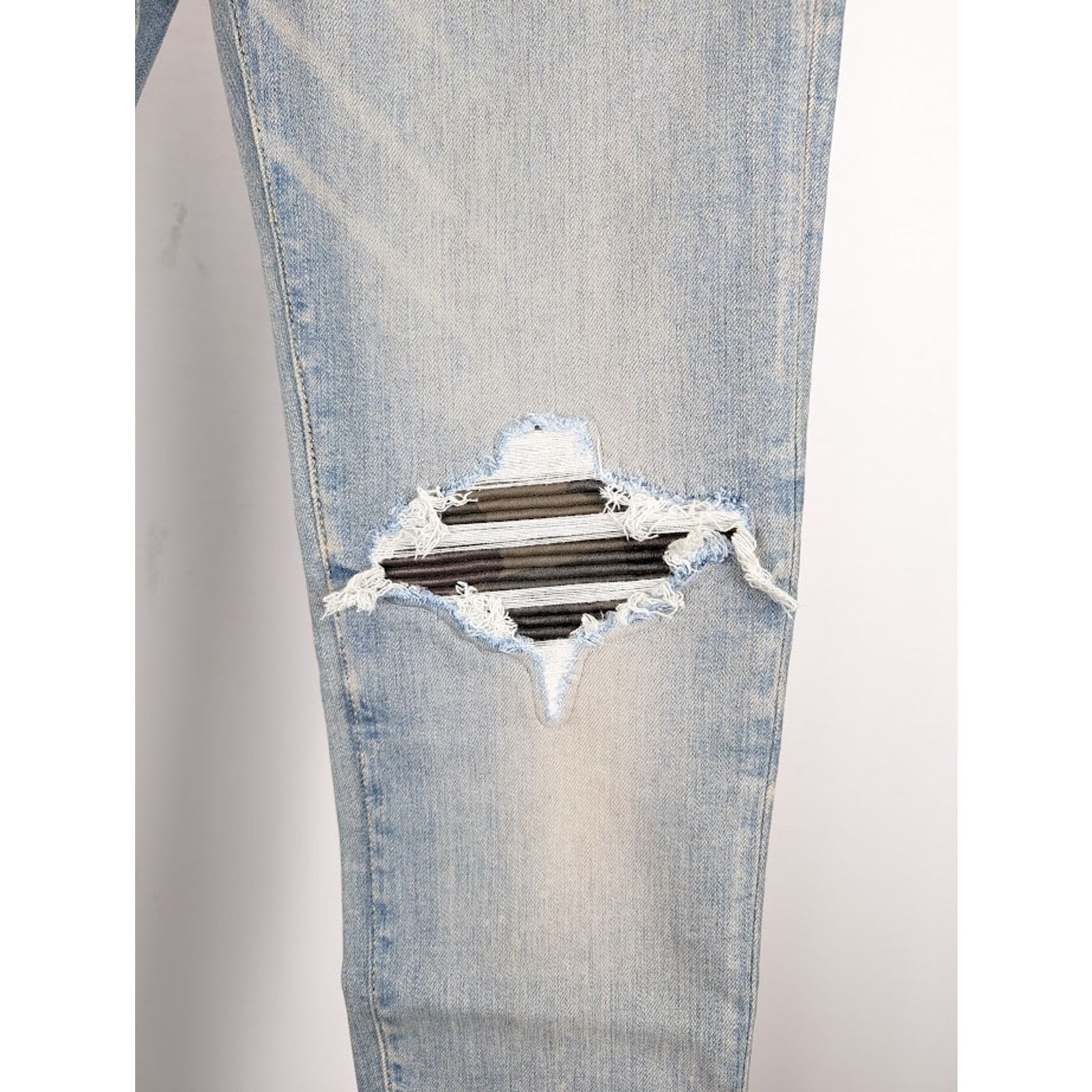 Amiri o1rshd1 Q:2 / Core Applique Jeans in Clay Indigo Size US 29 - 9 Thumbnail