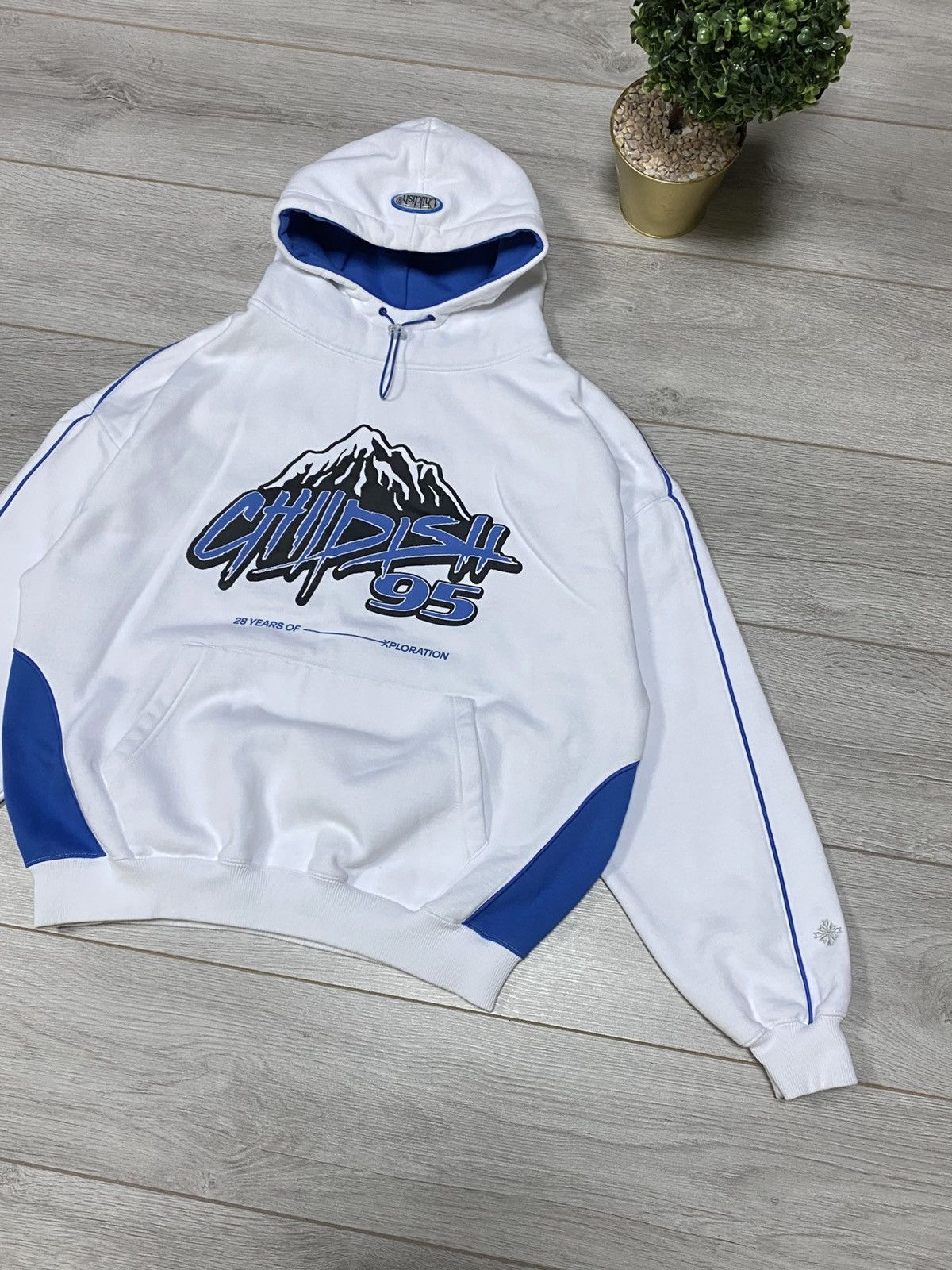 Vintage Vintage Childish 95 snow hoodie white skate 90s Size US S / EU 44-46 / 1 - 4 Thumbnail