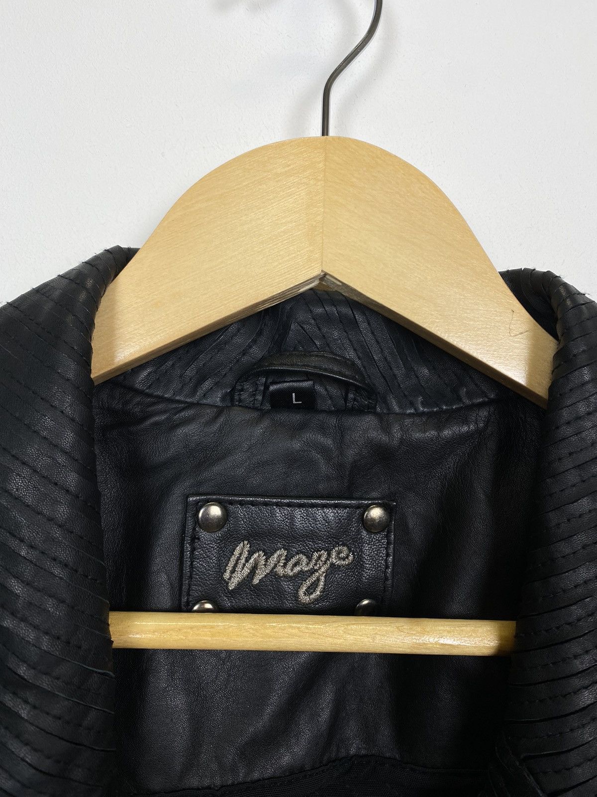 Maje Maje Leather Jacket Ladies Size L Avant-Garde Luxury Size L / US 10 / IT 46 - 3 Thumbnail