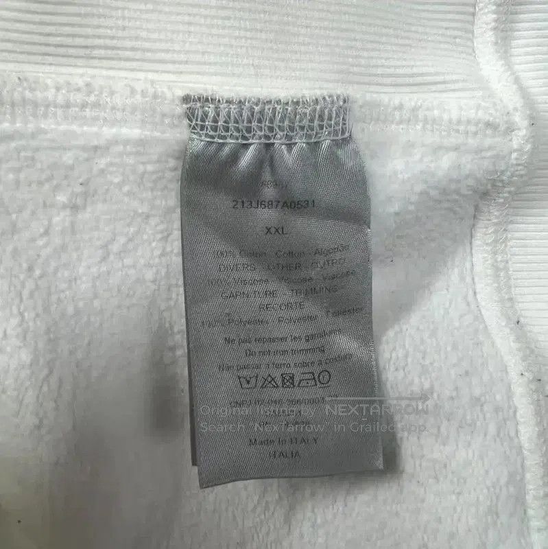 Dior Dior Men's White Cotton Sweatshirt in XXL . Size US XXL / EU 58 / 5 - 5 Thumbnail