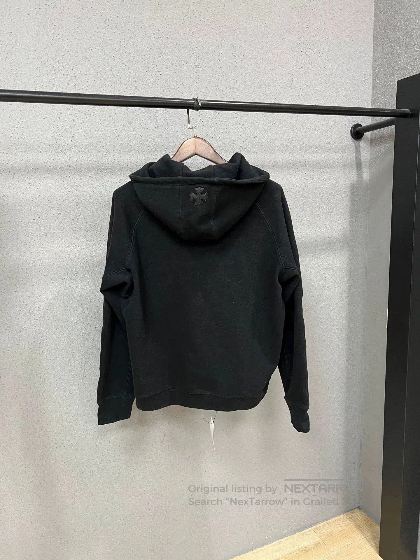 Chrome Hearts Chrome Hearts Sanskrit Leather Patch Hoodie. Size US L / EU 52-54 / 3 - 2 Thumbnail