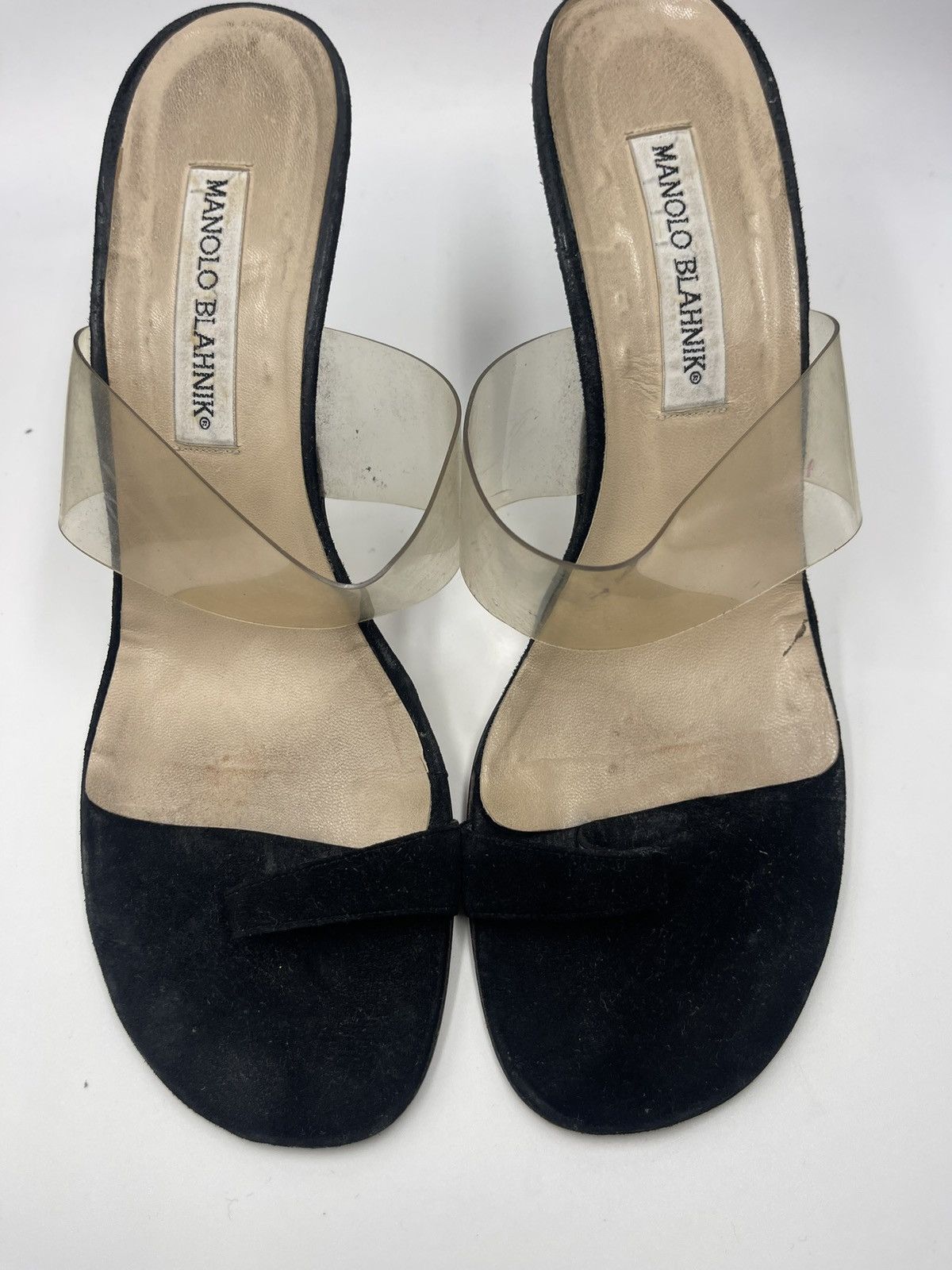 image of Manolo Blahnik Vintage Shoes in Black, Women's (Size 12)