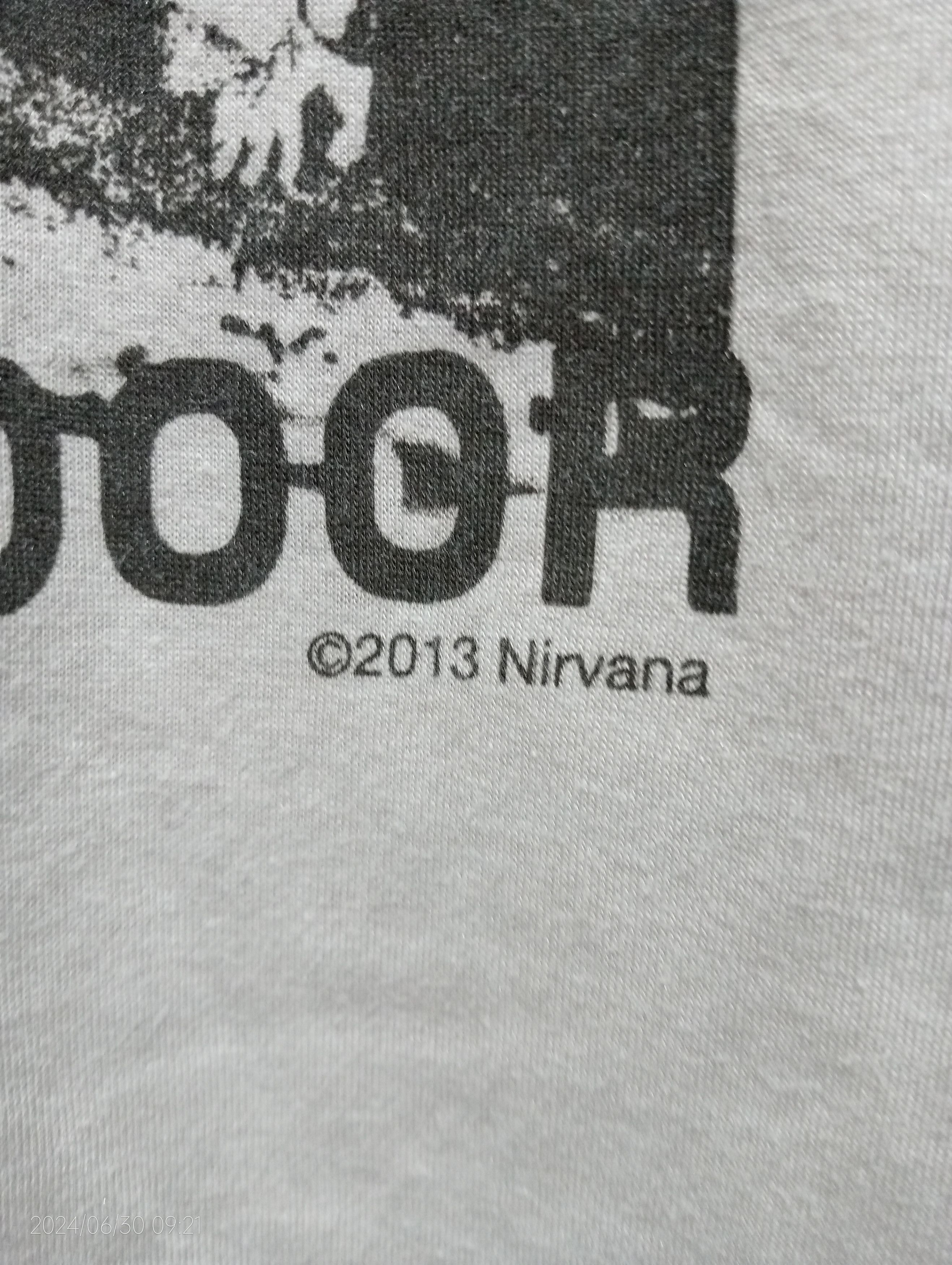 Nirvana Nirvana Motor Sports Int'l Garage Sept 22 1990 Tee Size US L / EU 52-54 / 3 - 8 Thumbnail