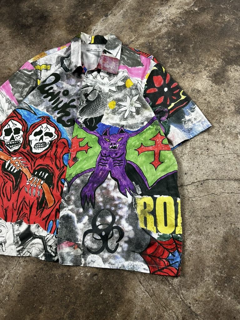 Our Legacy Our Legacy Skeleton Box Shortsleeve Shirt Size US M / EU 48-50 / 2 - 3 Thumbnail