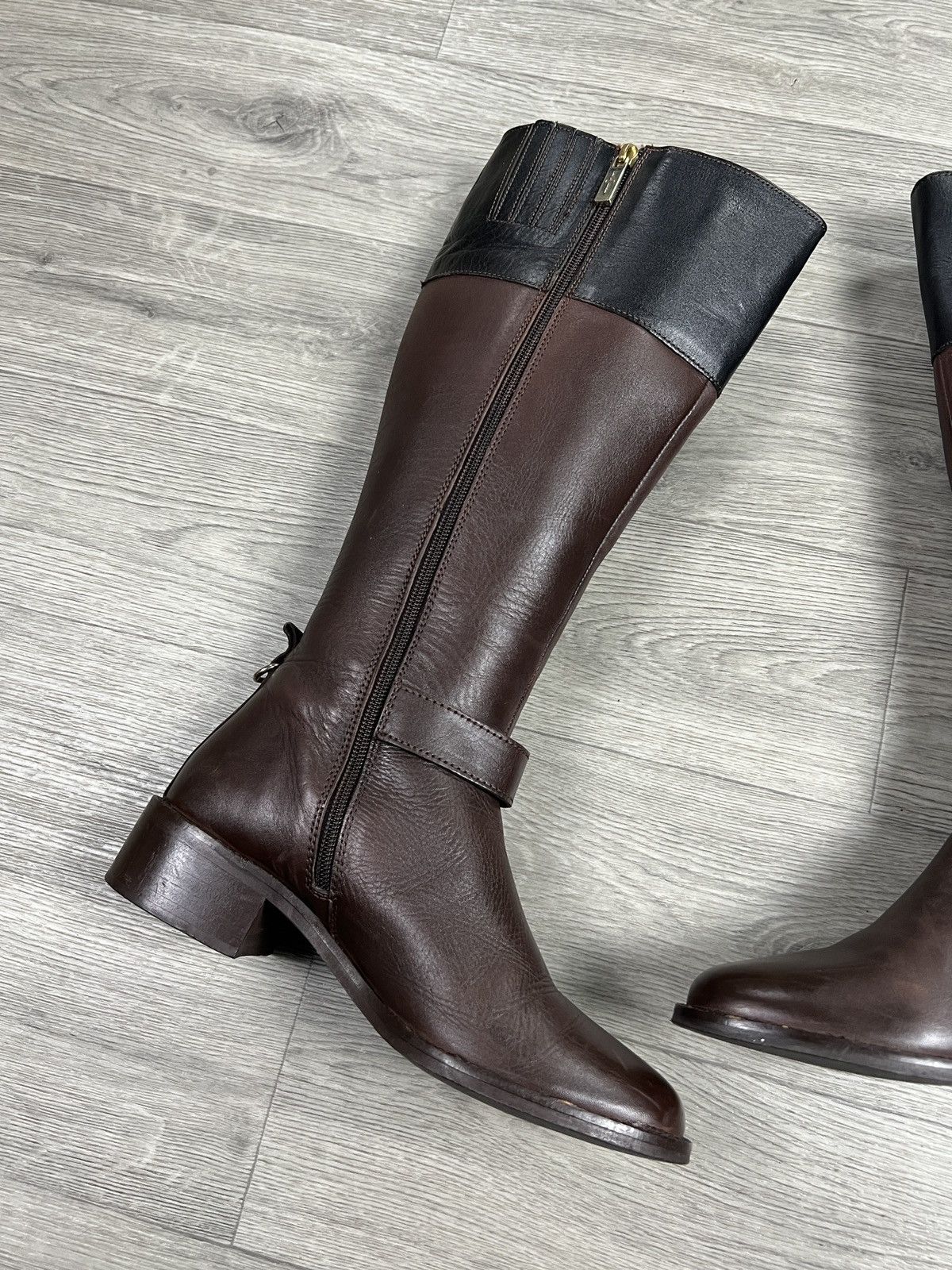 Jasper Conran JASPER CONRAN CHAINED LEATHER BOOTS UK 5 Size US 7.5 / IT 37.5 - 6 Thumbnail