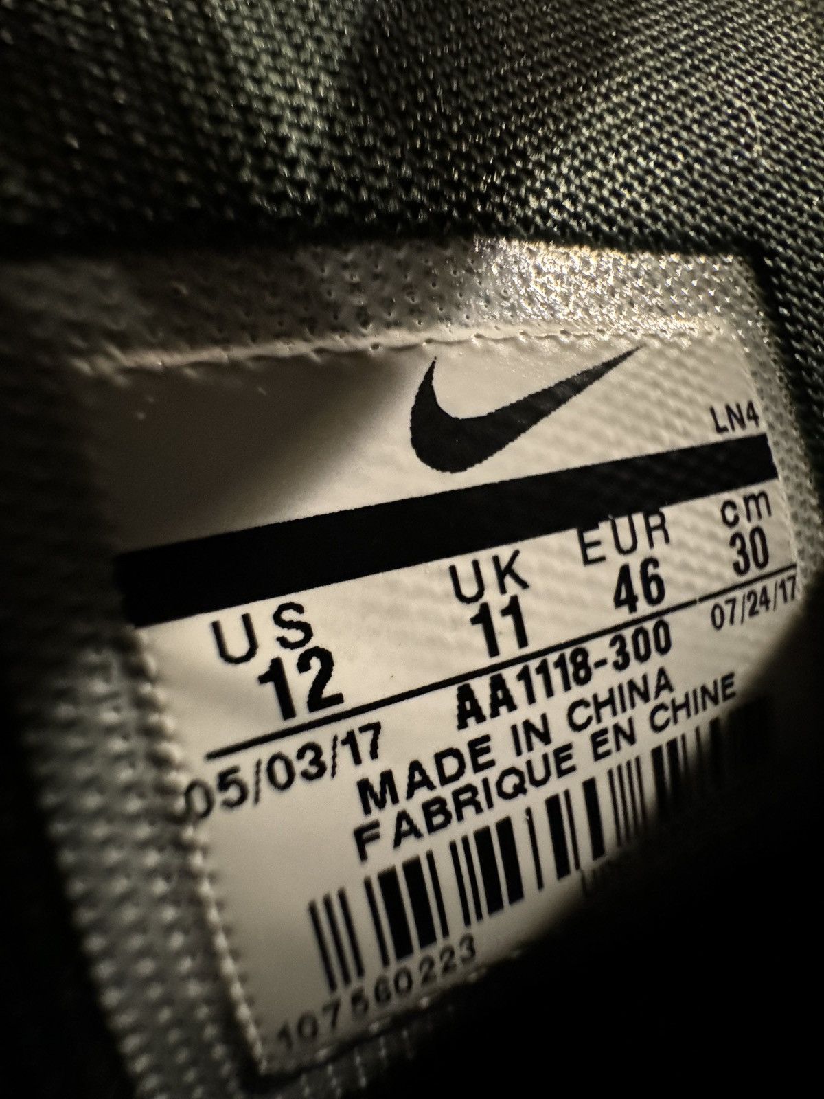 Nike Air Force 1 High ‘07 LV8 Suede Size US 12 / EU 45 - 6 Thumbnail