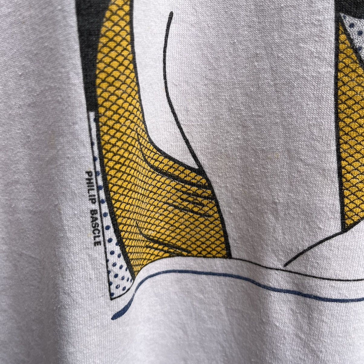 Vintage Vintage 80s PHILIP BUSCLE pop art graphic roy lichtenstein Size US L / EU 52-54 / 3 - 4 Thumbnail