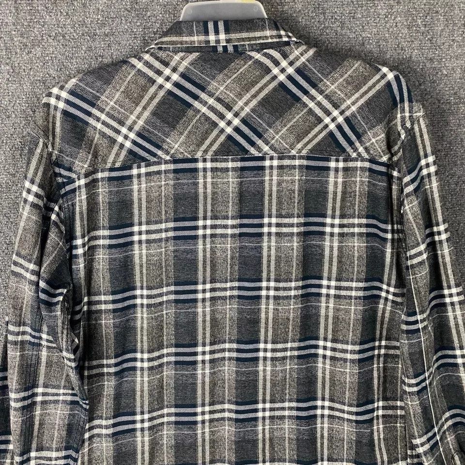 Other Active Flannel Men's Shirt Gray Plaid Adults 100% Cotton XL Size US XL / EU 56 / 4 - 6 Thumbnail