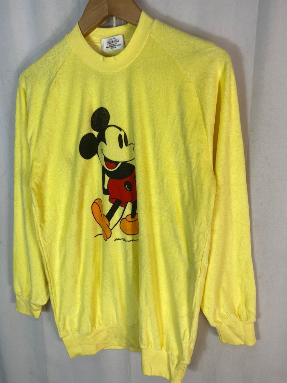 Japanese Brand × Mickey Mouse × Vintage Vintage Mickey Mouse mirror printed sweatshirt Size US M / EU 48-50 / 2 - 3 Thumbnail
