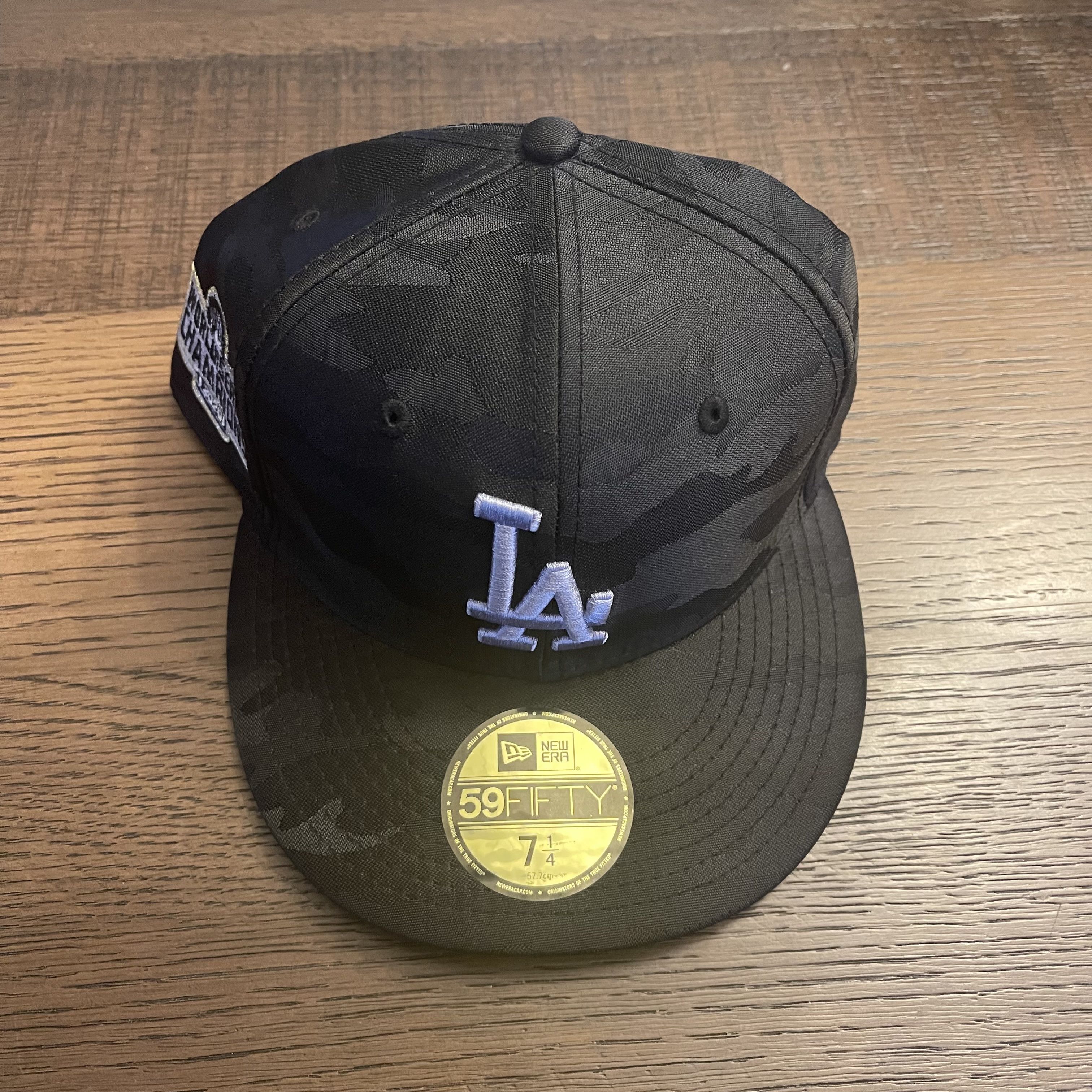 MLB × New Era New Era LA Dodgers 2020 World Series Champs Fitted Hat Size ONE SIZE - 2 Thumbnail