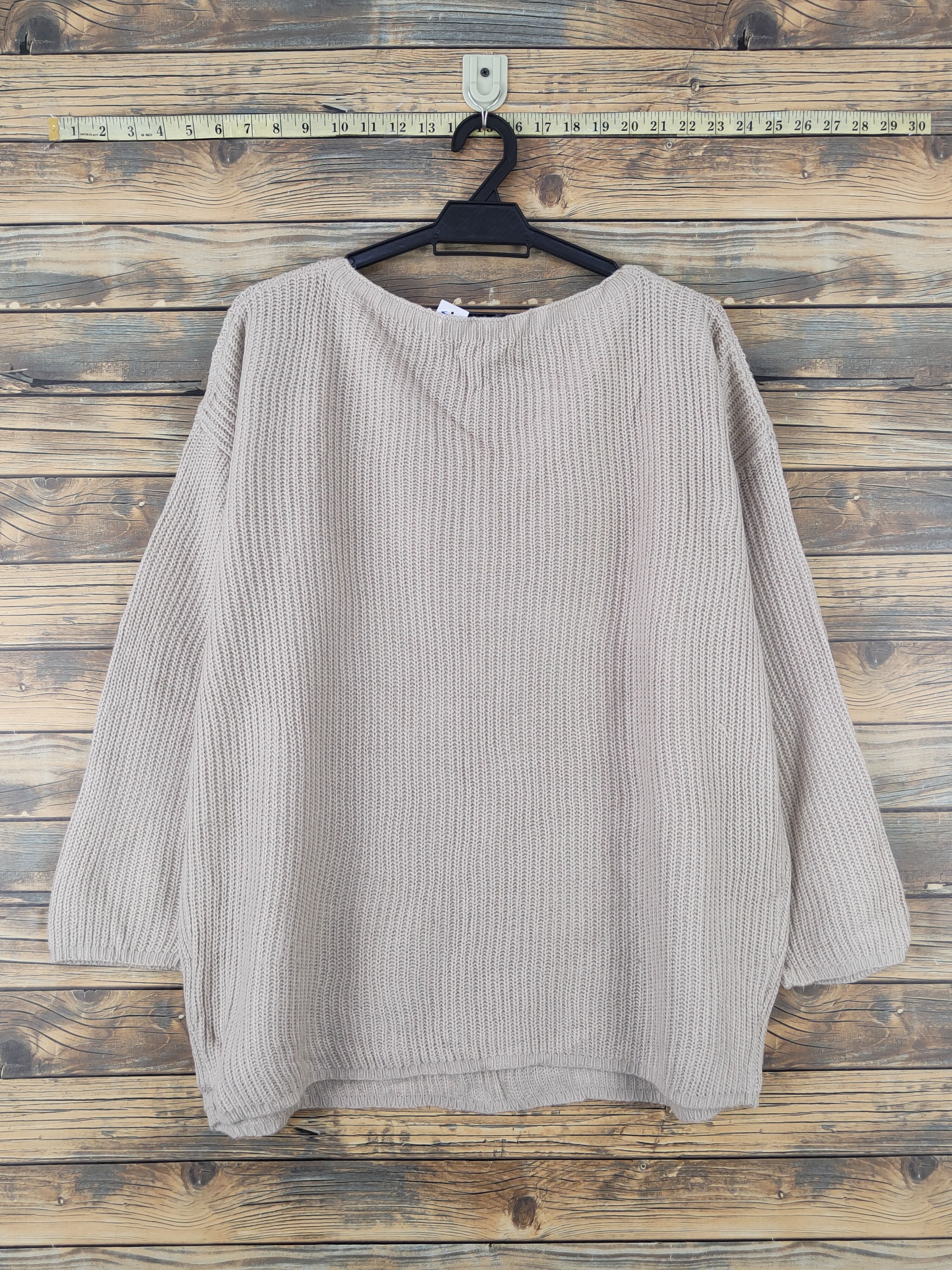 Vintage Titivate Beige Knitwear Sweatshirts #W1827 Size L / US 10 / IT 46 - 7 Thumbnail