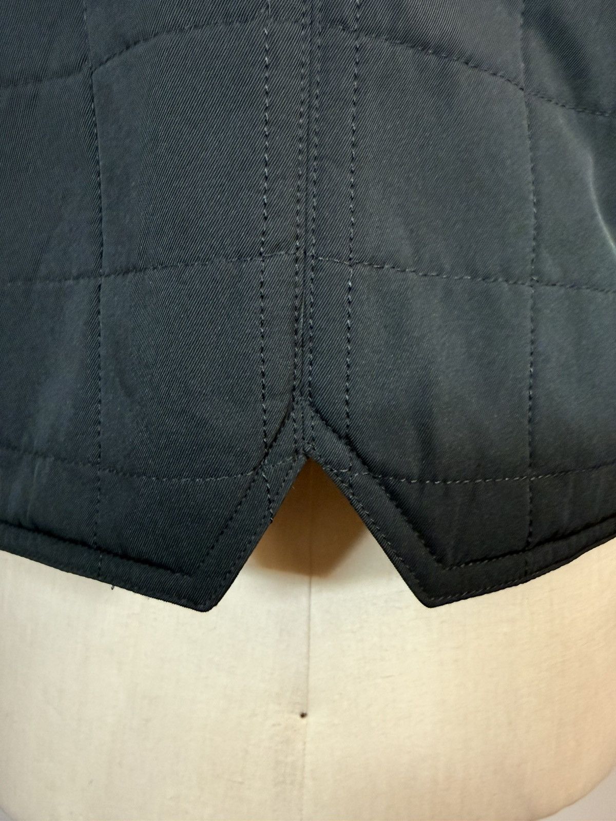Yves Saint Laurent YSL Quilted Hybrid Bomber Jacket - Slate/Black - Size 54 Size US L / EU 52-54 / 3 - 12 Thumbnail