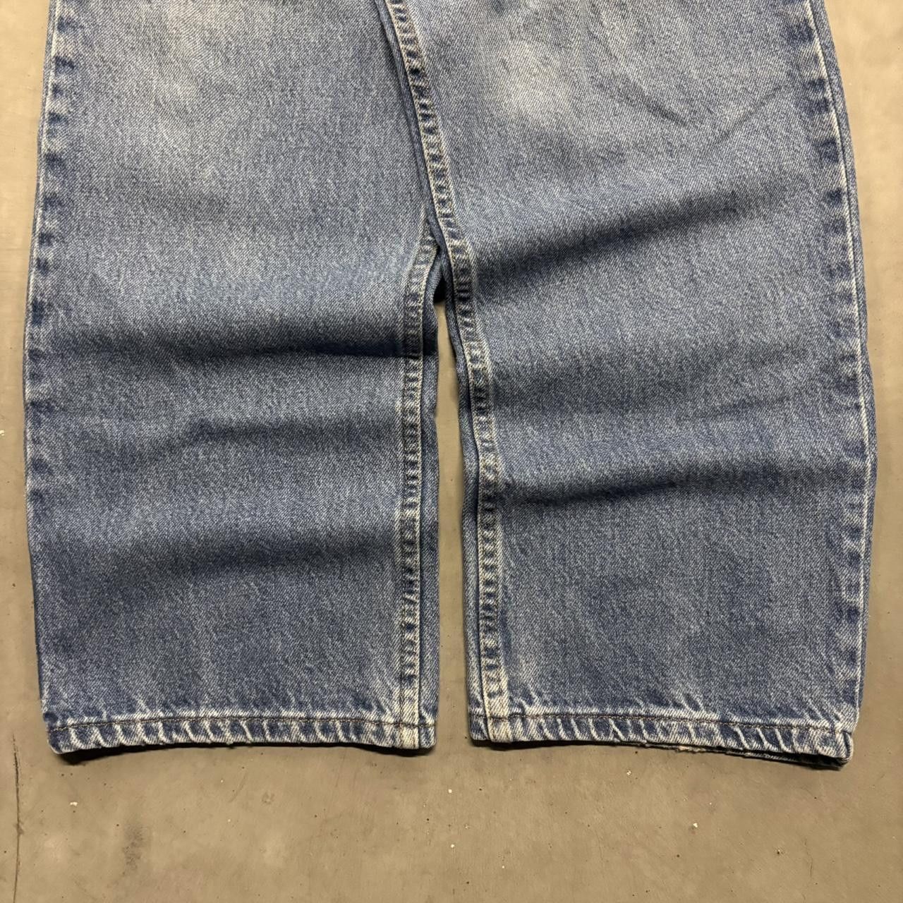 Vintage Crazy Vintage Y2K/2000s Baggy Workwear Style Medium Wash Denim Jeans! Size US 38 / EU 54 - 5 Thumbnail