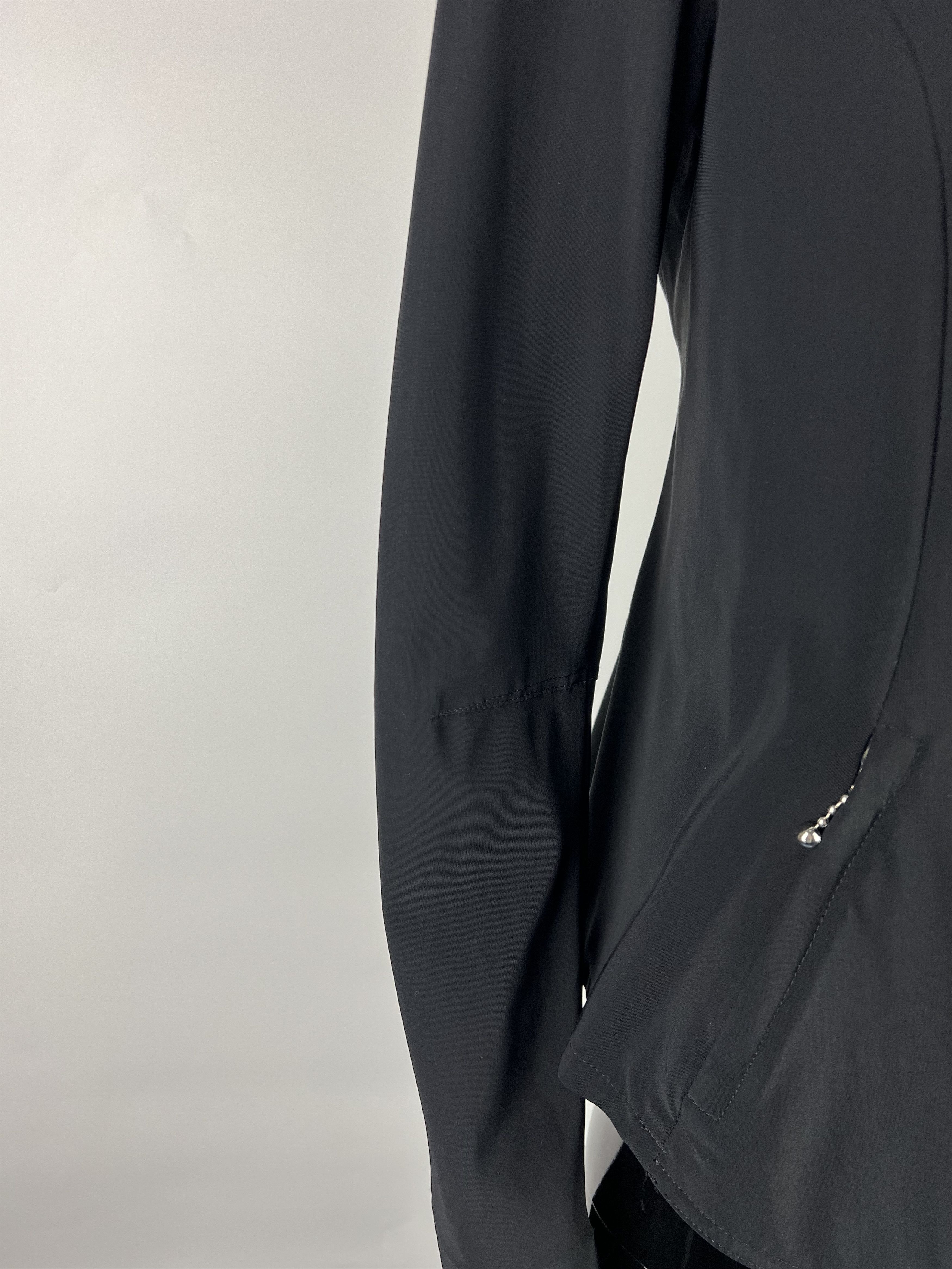 Marithe + Francois Girbaud Marithe Francois Girbaud Black Blazer Jacket Size IT44 US6 Size M / US 6-8 / IT 42-44 - 6 Thumbnail