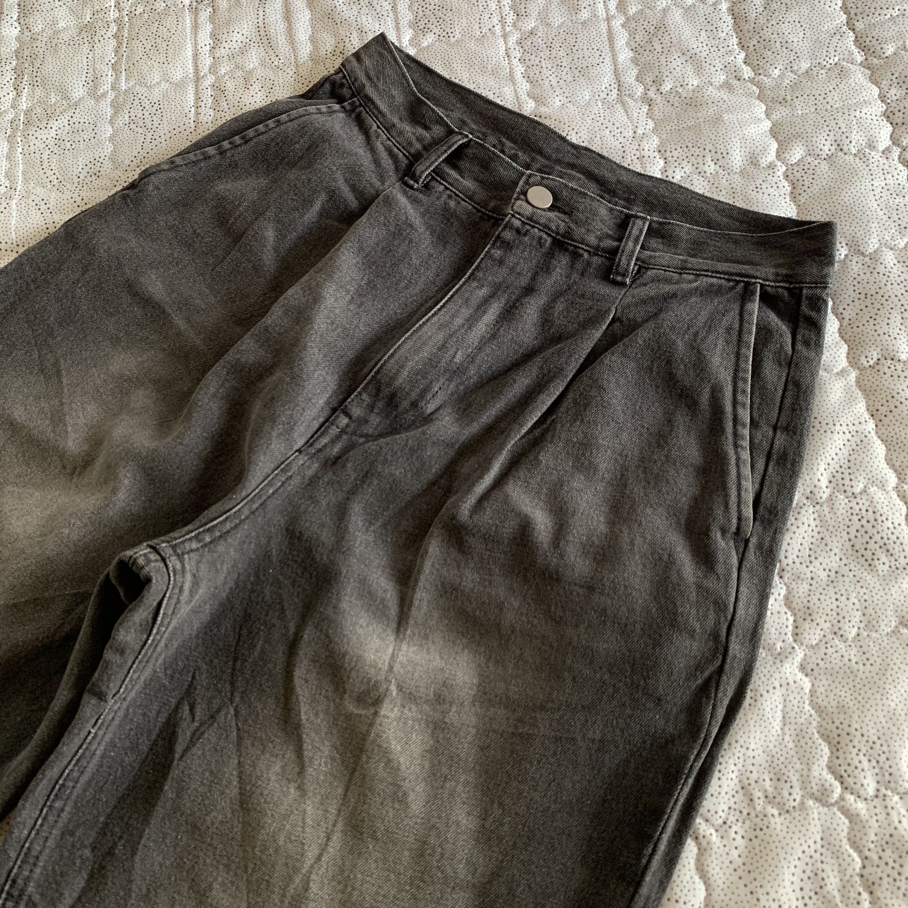 Japanese Brand Rare Mono Mart Baggy Wide Leg Jeans Japanese Brand Size US 27 - 5 Thumbnail