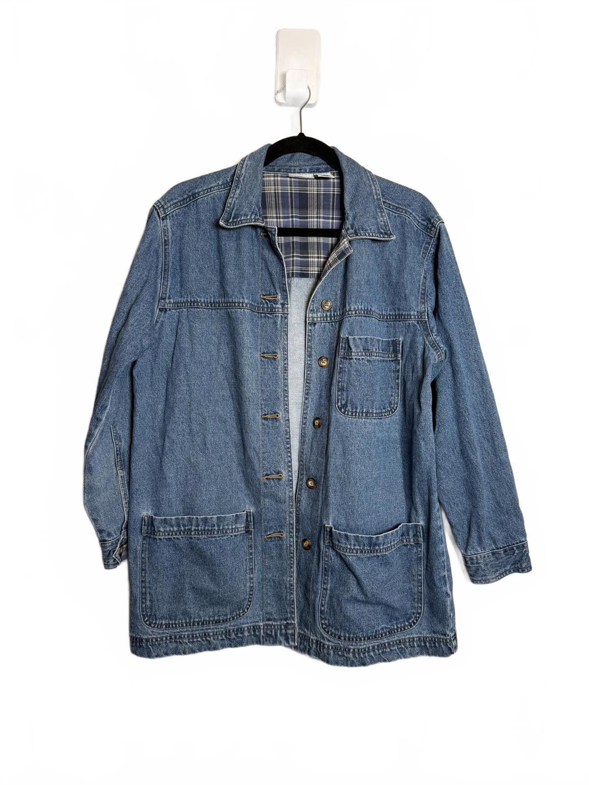 Other Vintage Denim Jean Hunter Jacket Size S / US 4 / IT 40 - 1 Thumbnail