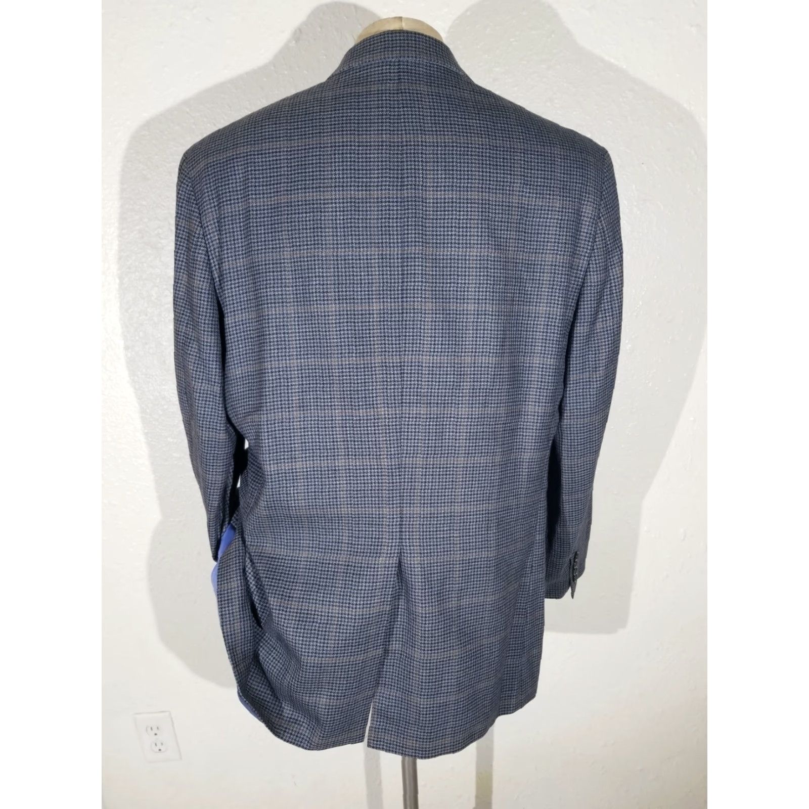 Ralph Lauren Ralph Lauren Sport Coat Jacket 46L Wool Tweed Blazer Notch Lapel Single-Breasted Two Button Men Vintage No Size 46R - 3 Thumbnail