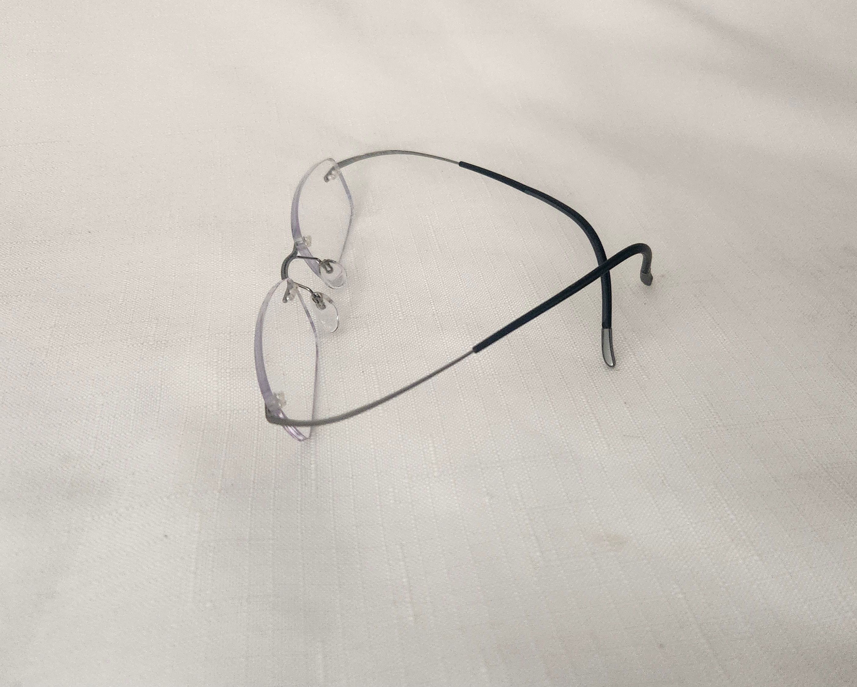 Designer × Silhouette Silhouette Titan 7579 60 6061 7581 Gray Rimless Eyeglasses Size ONE SIZE - 2 Thumbnail